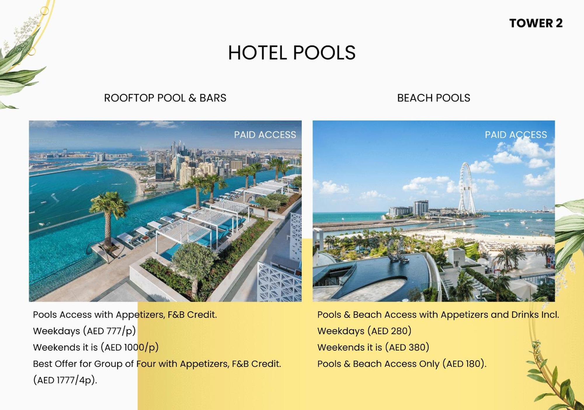 The Address Hotels, Jbr- 2br Private With *