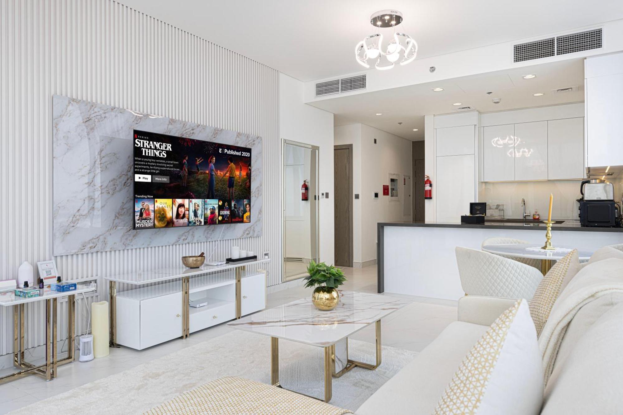 Luxury Burj Khalifa, Sunset And Lagoon View Apartment *