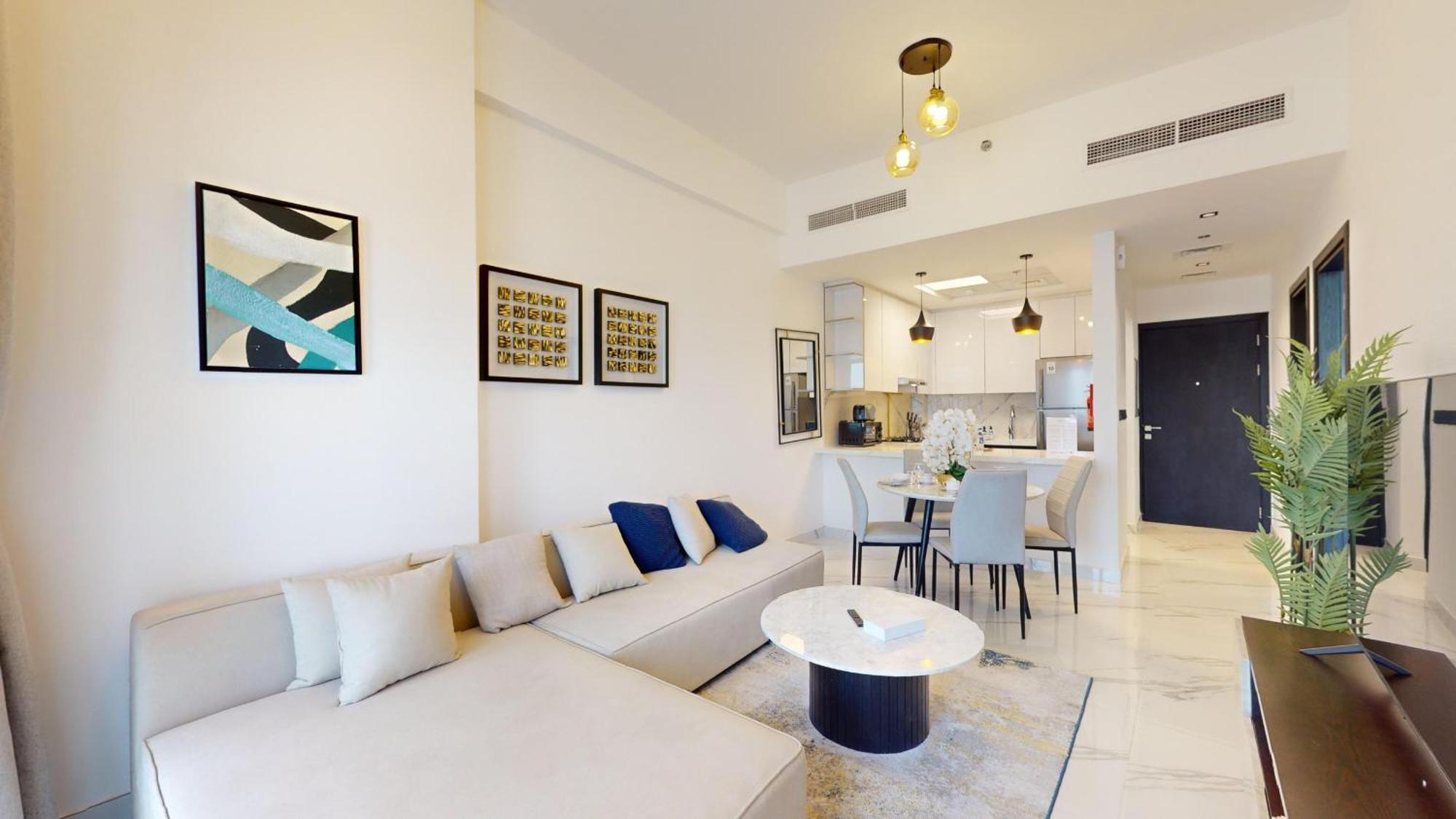 Apartment Primestay - Elegant 1br In Gardenia Livings - Arjan Dubai
