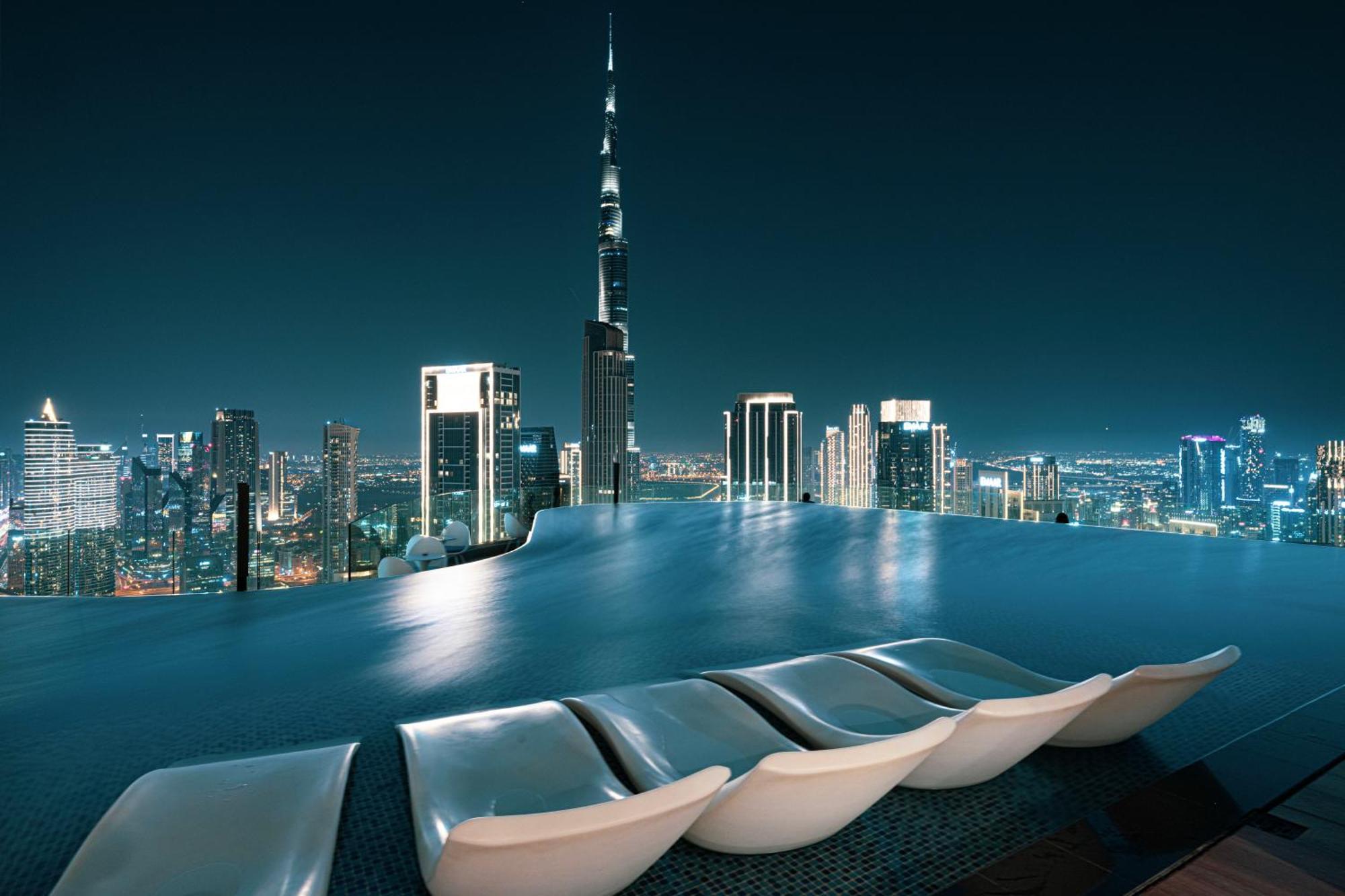 Paramount Midtown, Infinity Pool, Burj Skyline Views Apartamento Dubai