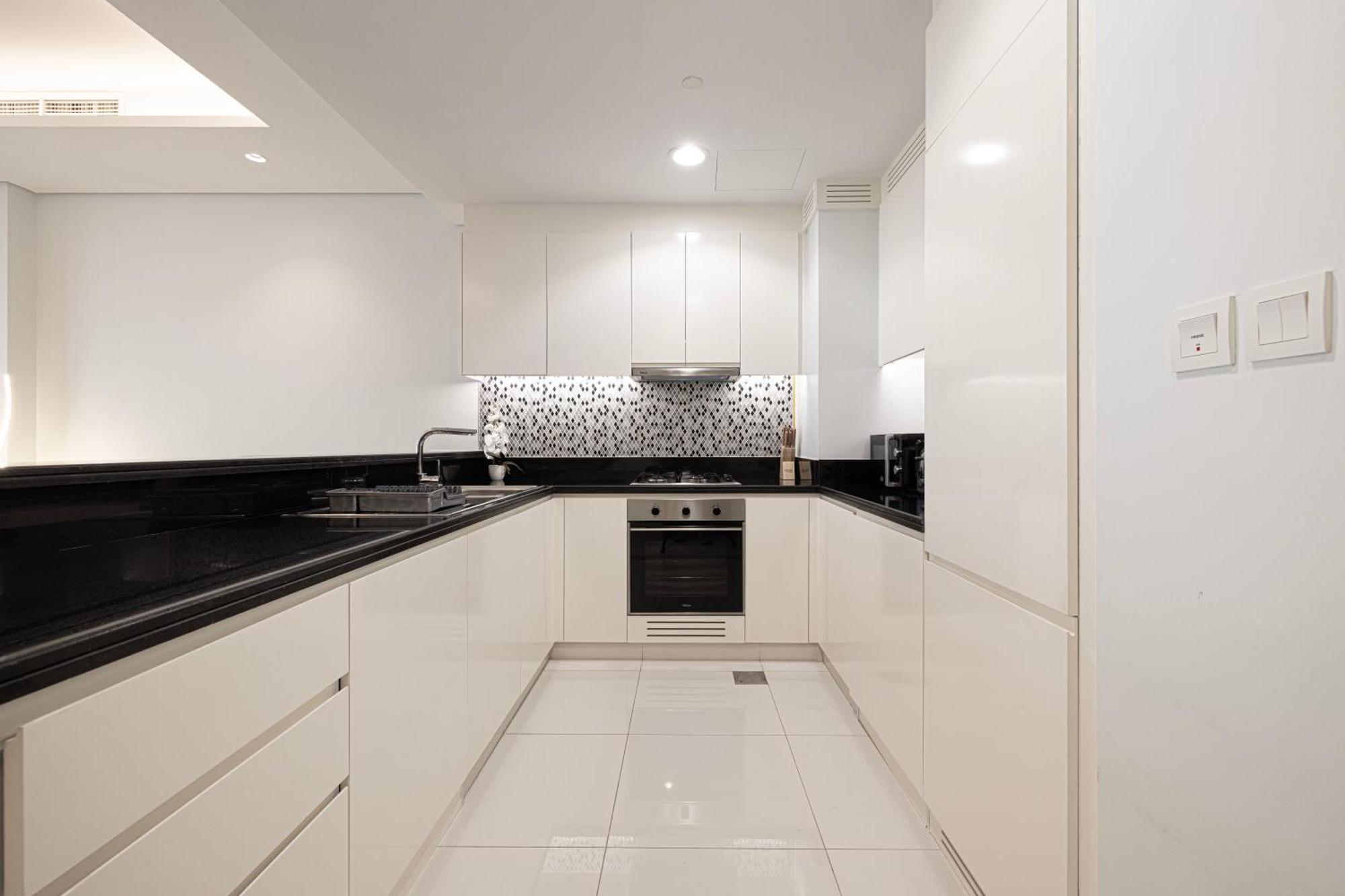Apartamento Paramount Midtown, Infinity Pool, Burj Skyline Views *