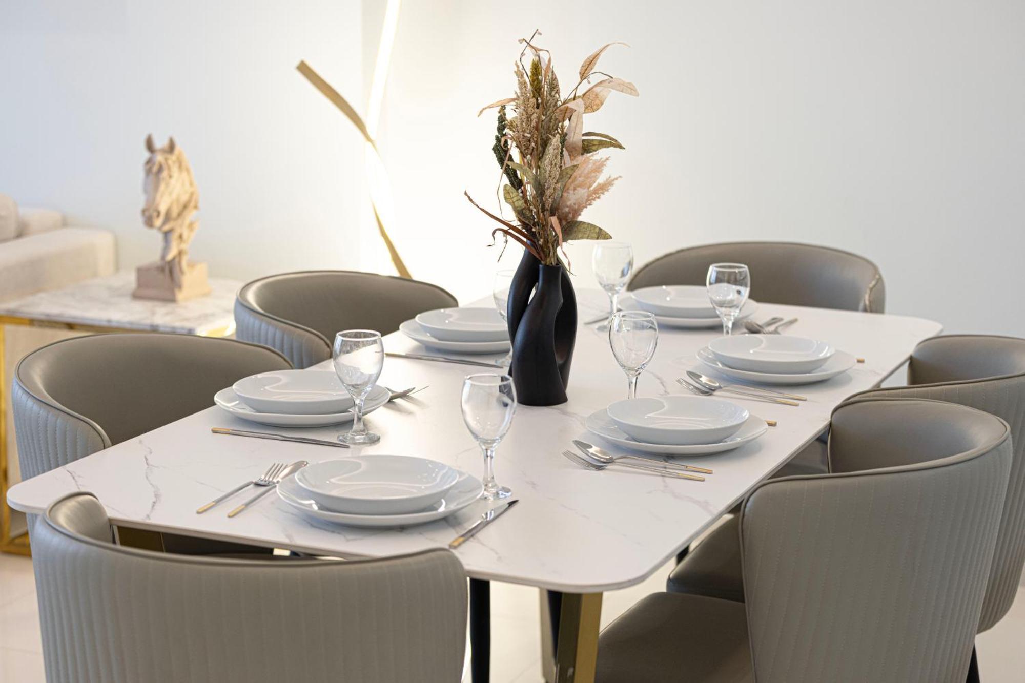 Apartamento Paramount Midtown, Infinity Pool, Burj Skyline Views *