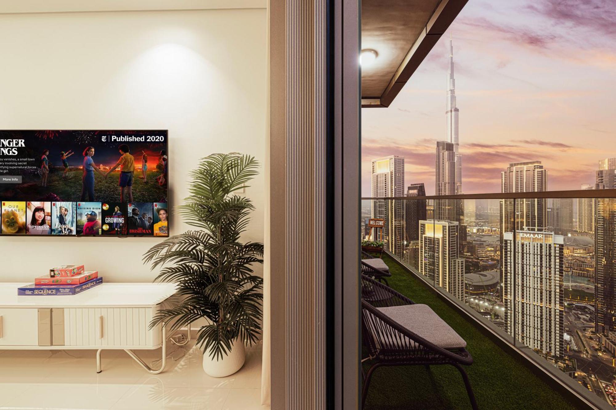 Apartamento Paramount Midtown, Infinity Pool, Burj Skyline Views Dubai