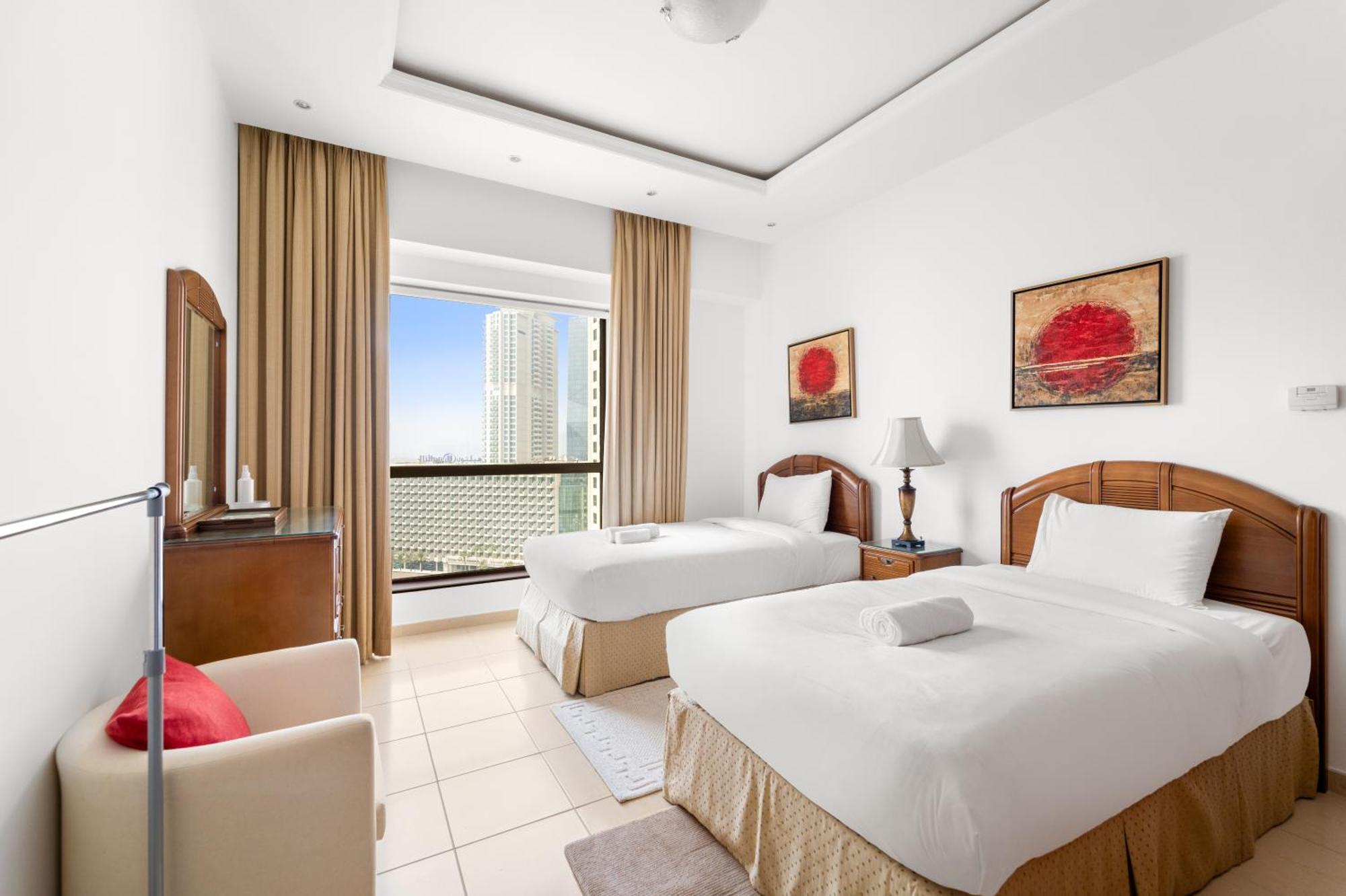 Apartment Elegant 3br Full Sea View Only 2 Minute Walk To Jbr Beach Dubai