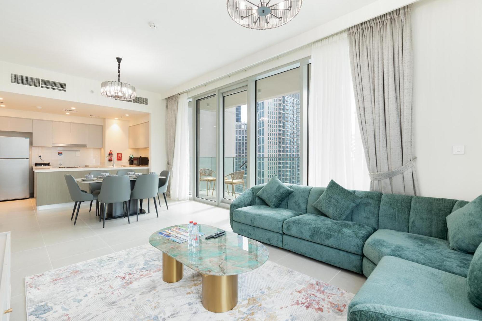 Forte Tower 1 With Burj Khalifa View - Vigor Apartment Dubai