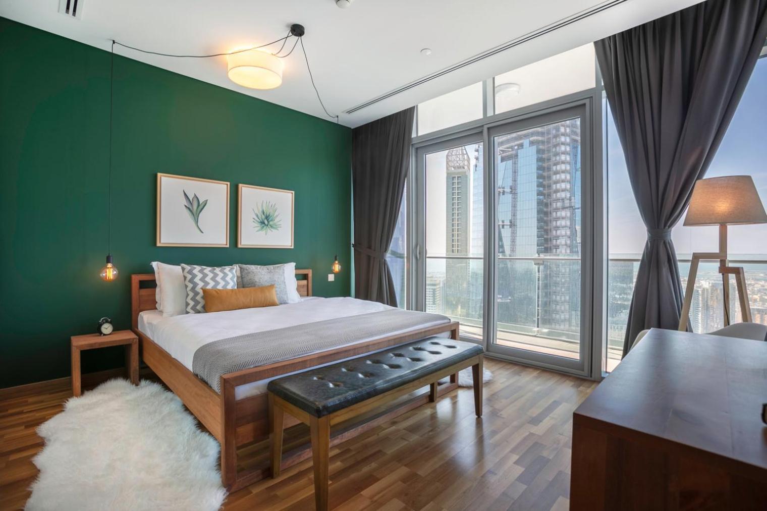 Blueground Difc View Pool Gym Dxb-182 Daire *