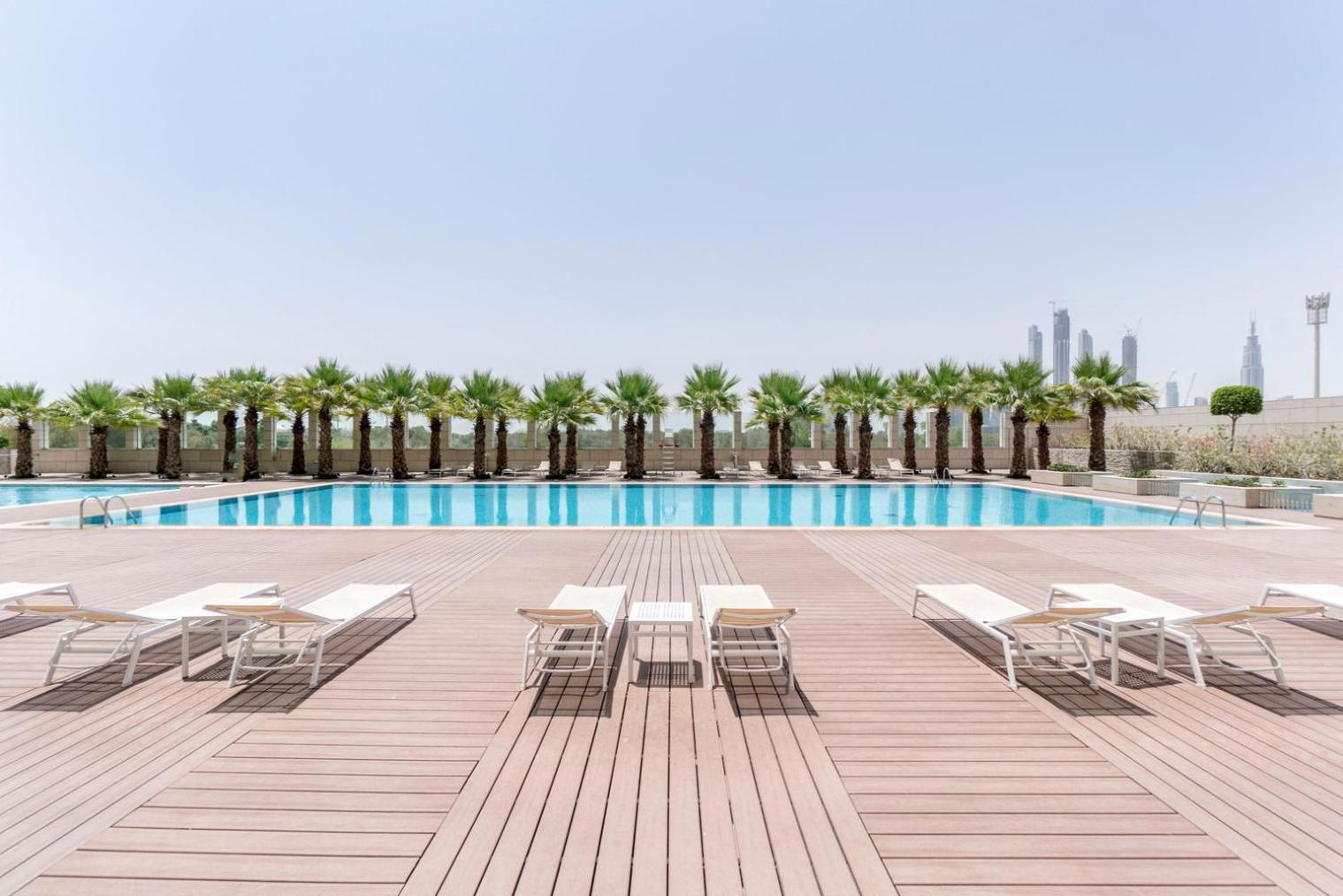Blueground Difc View Pool Gym Dxb-182 Daire Dubai