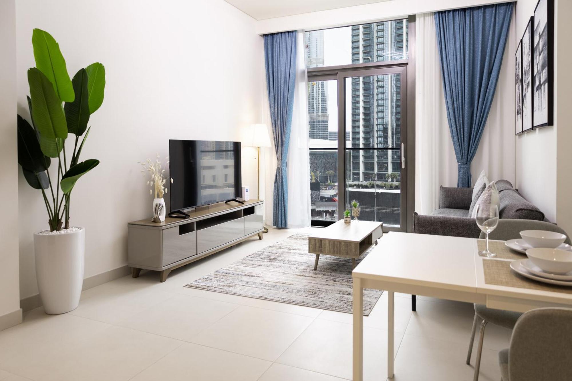 Elegant 1br Burj Crown With Burj Khalifa View Apartment *