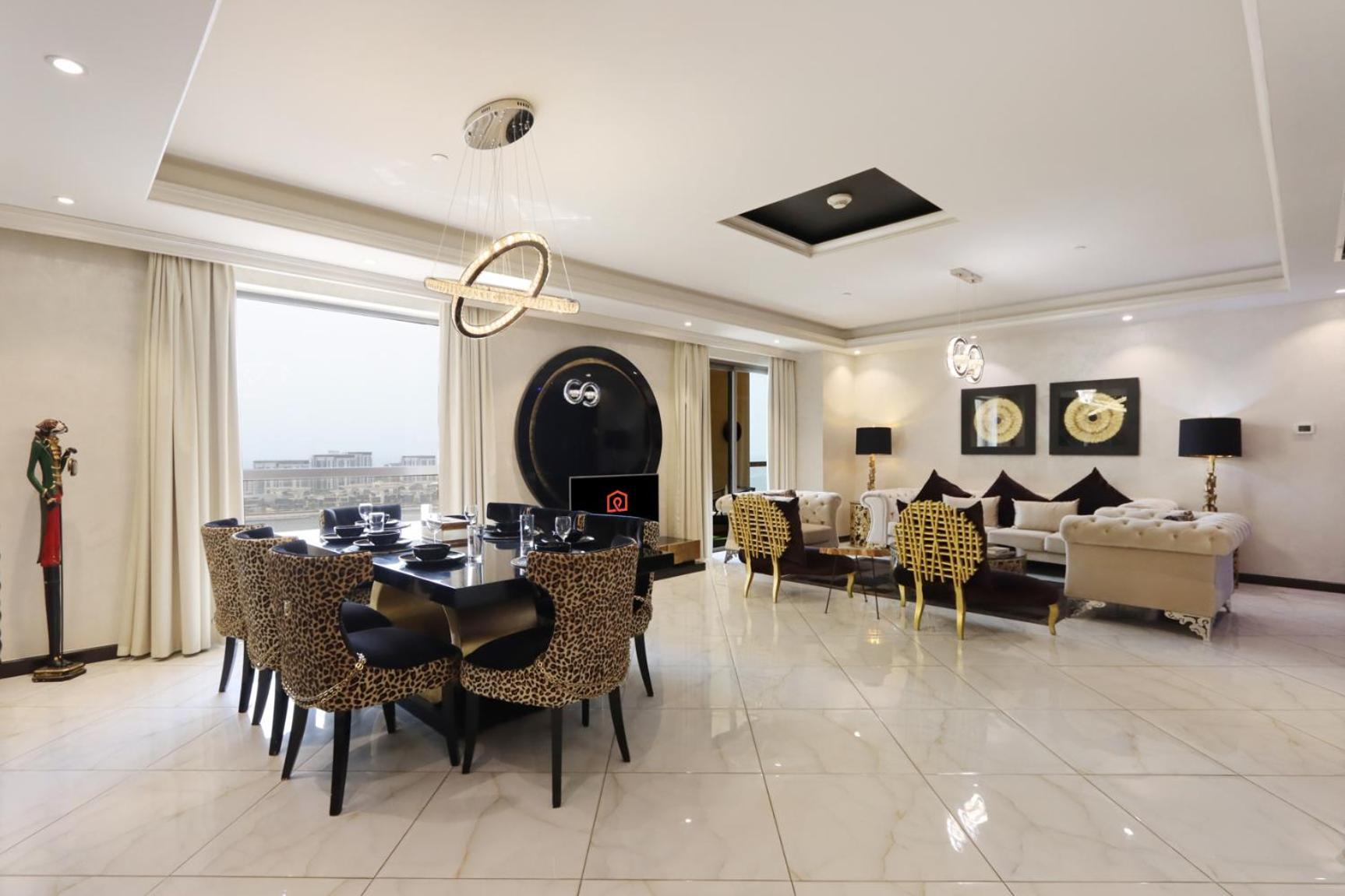 Upgraded With Full Sea View Rimal 5 - Entire 4 Bedroom - Access Daire Dubai