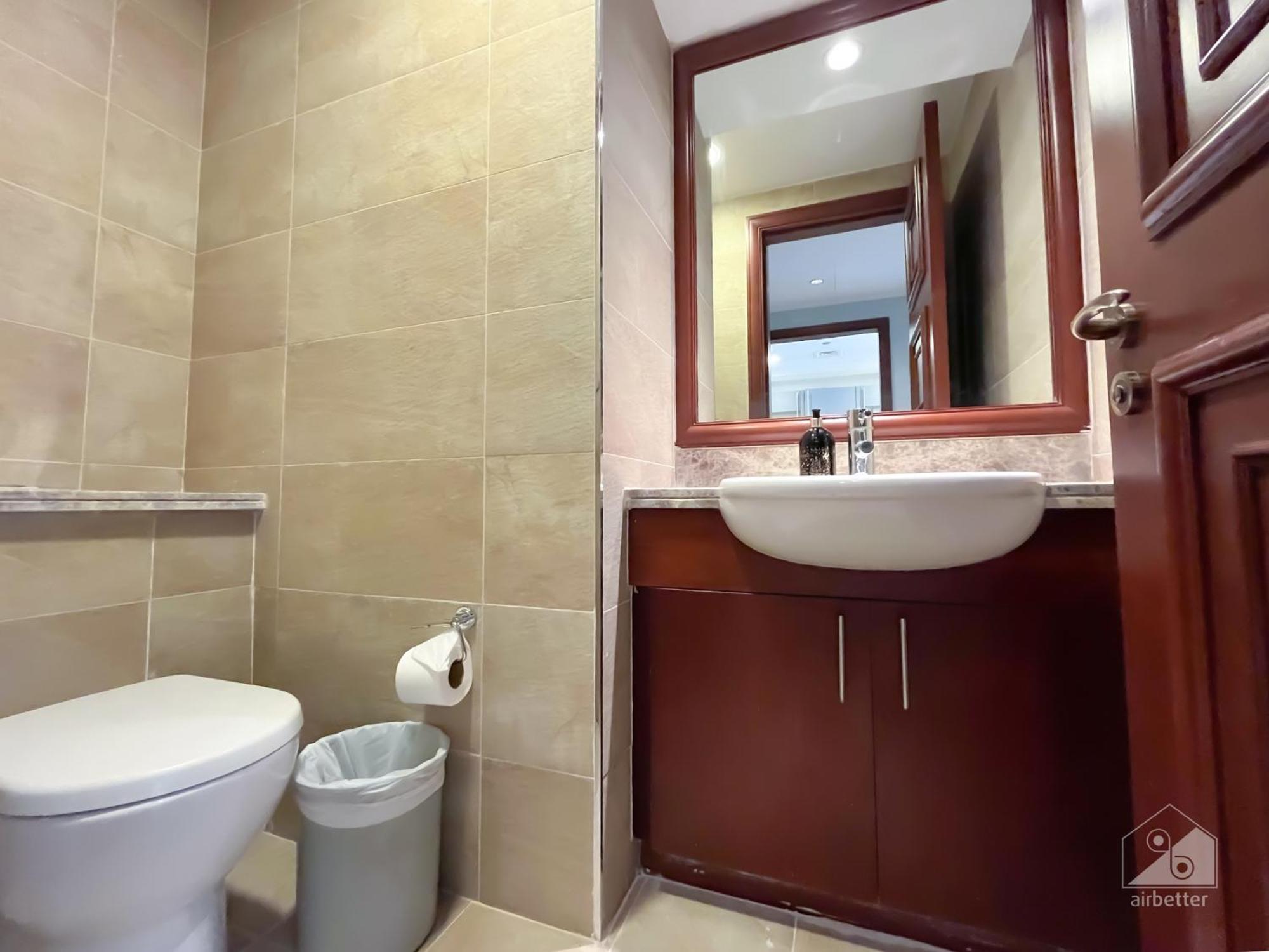 Luxury 2bedroom With Balcony & View Palm Apartment