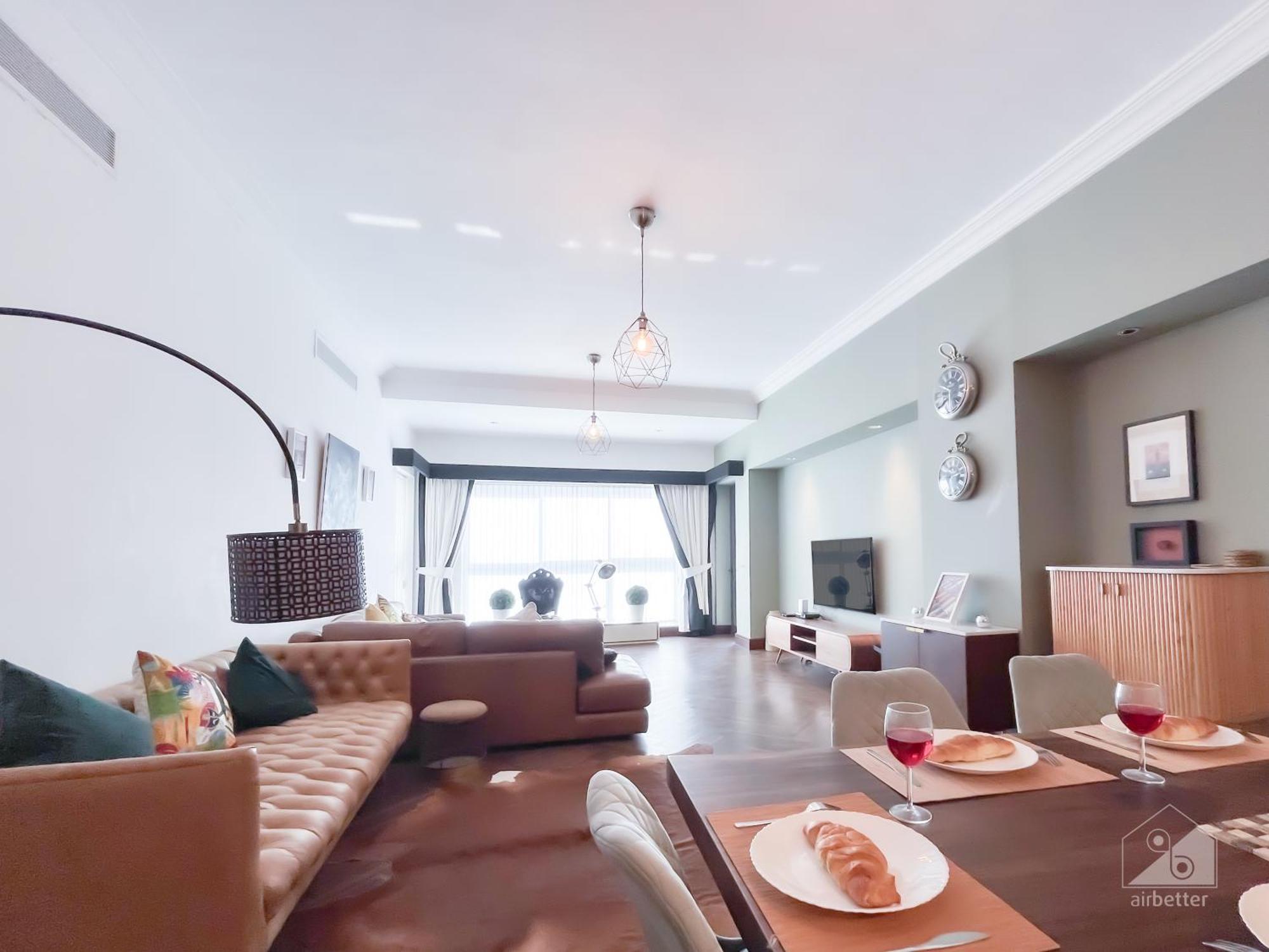 Luxury 2bedroom With Balcony & View Palm *
