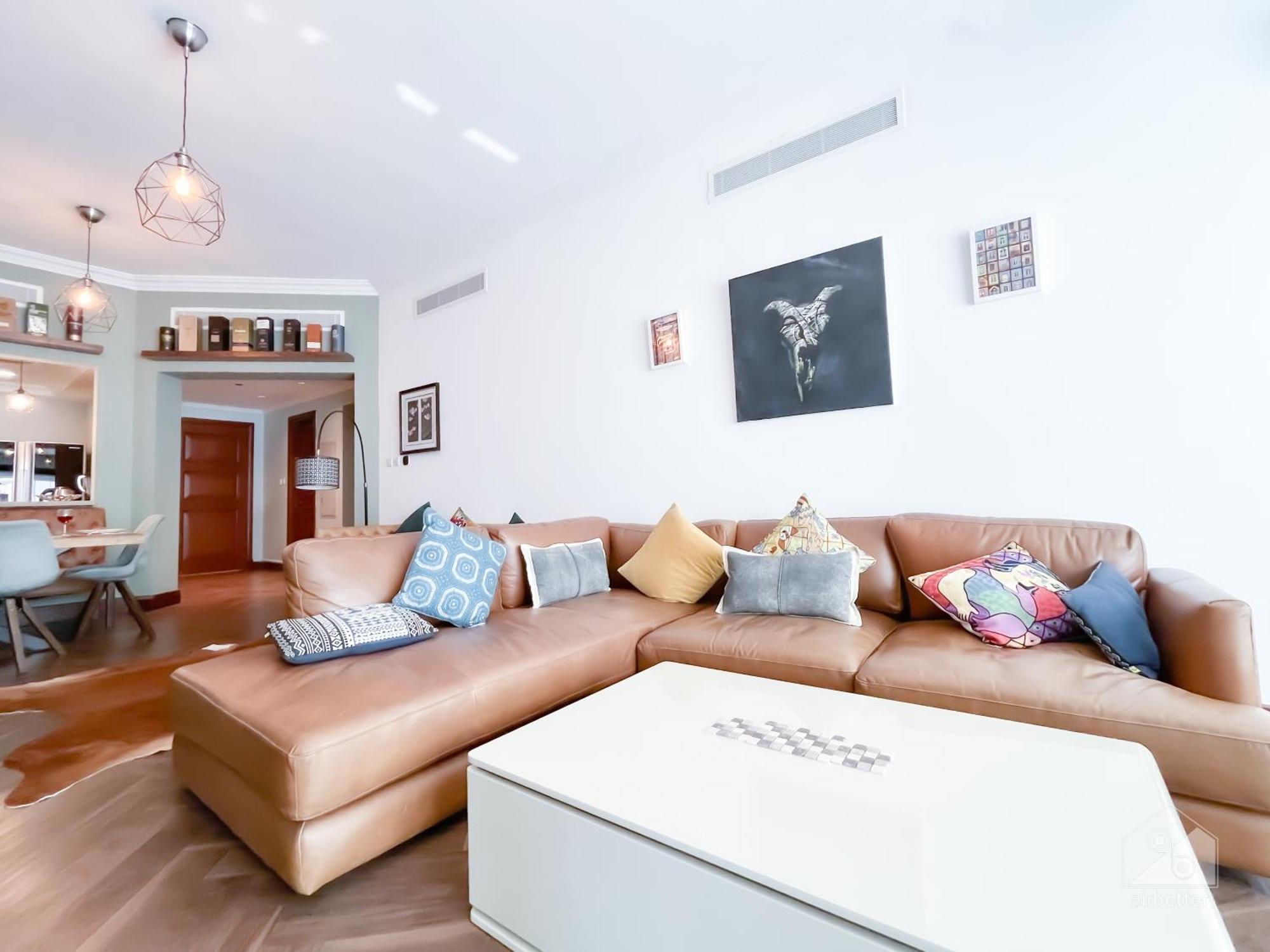 Luxury 2bedroom With Balcony & View Palm *