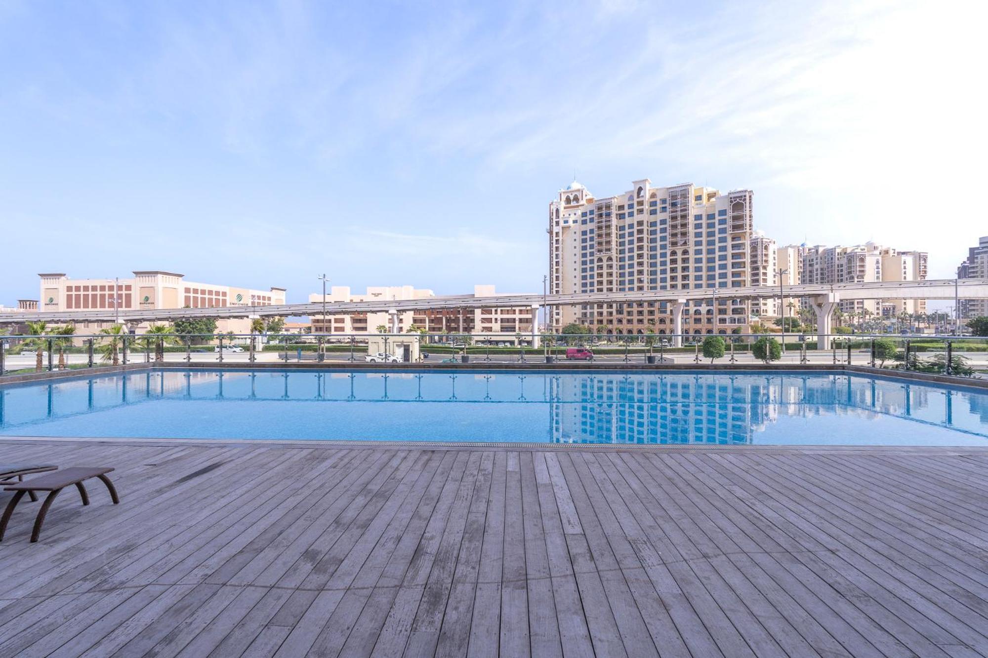 Daire Palm Jumeirah Studio With Sea View Spacious *