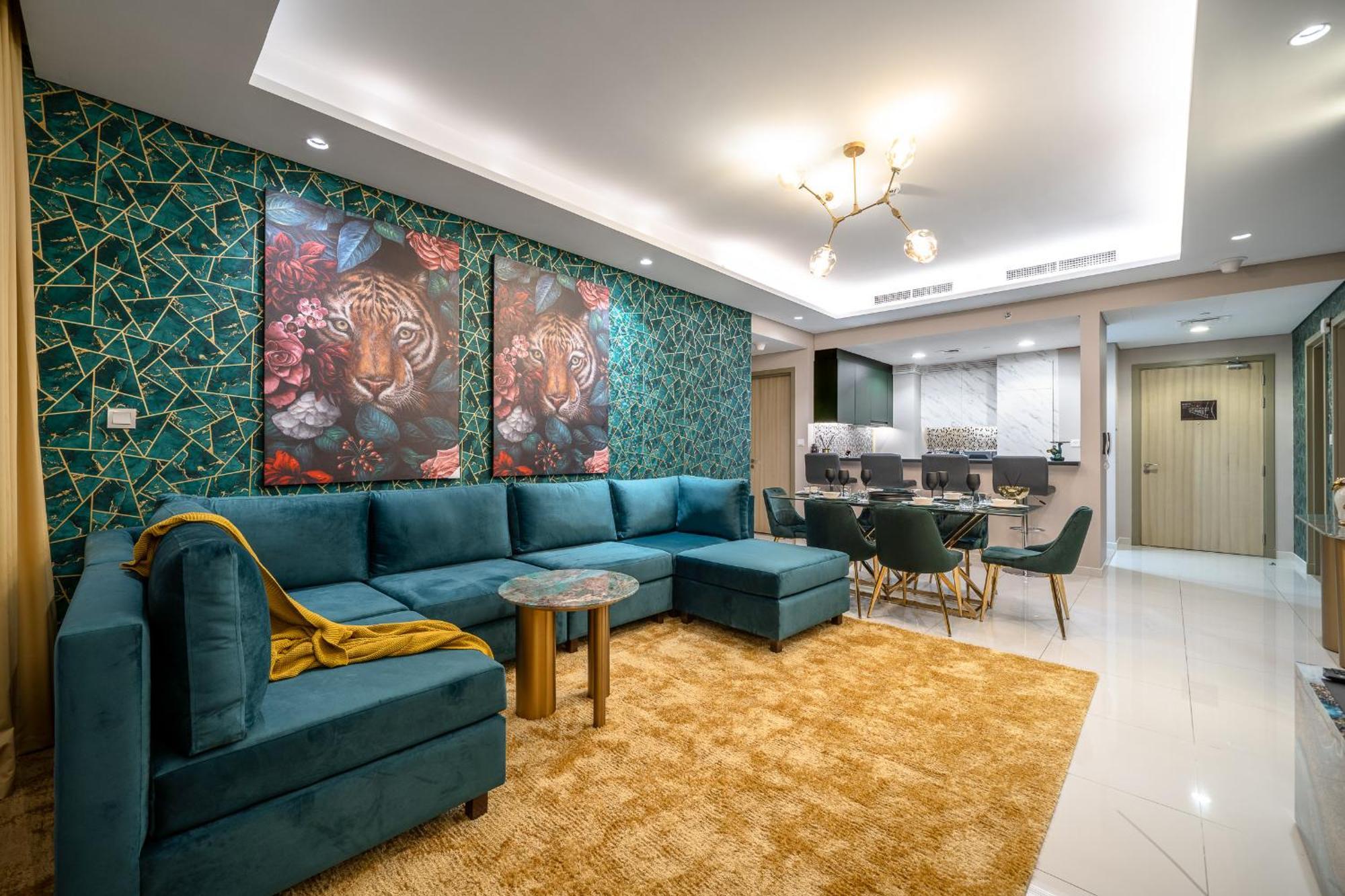 Apartment Sky-high Oasis Burj Khalifa Views, Rooftop Infinity Pool, 3br In Paramount Midtown *
