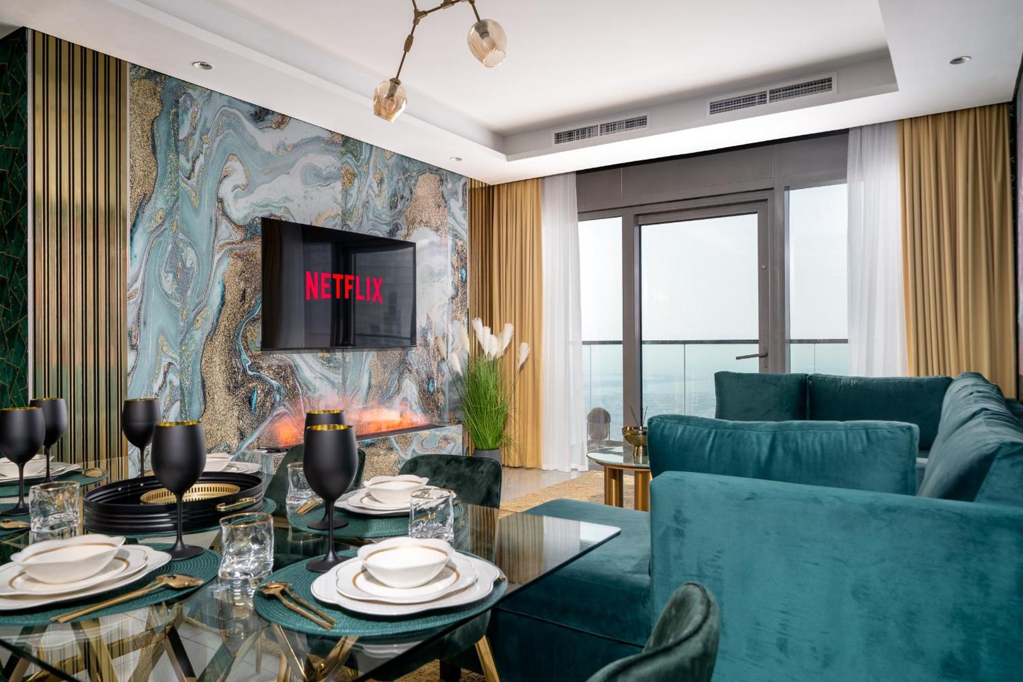 Sky-high Oasis Burj Khalifa Views, Rooftop Infinity Pool, 3br In Paramount Midtown Apartment *