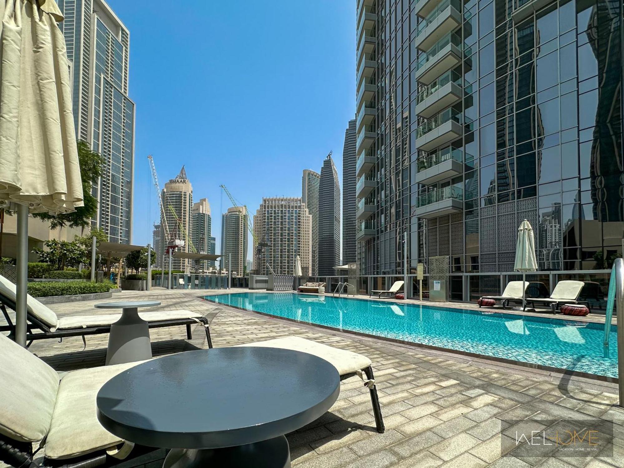 Welhome - Luxury Facing Burj Khalifa With Terrace Apartamento