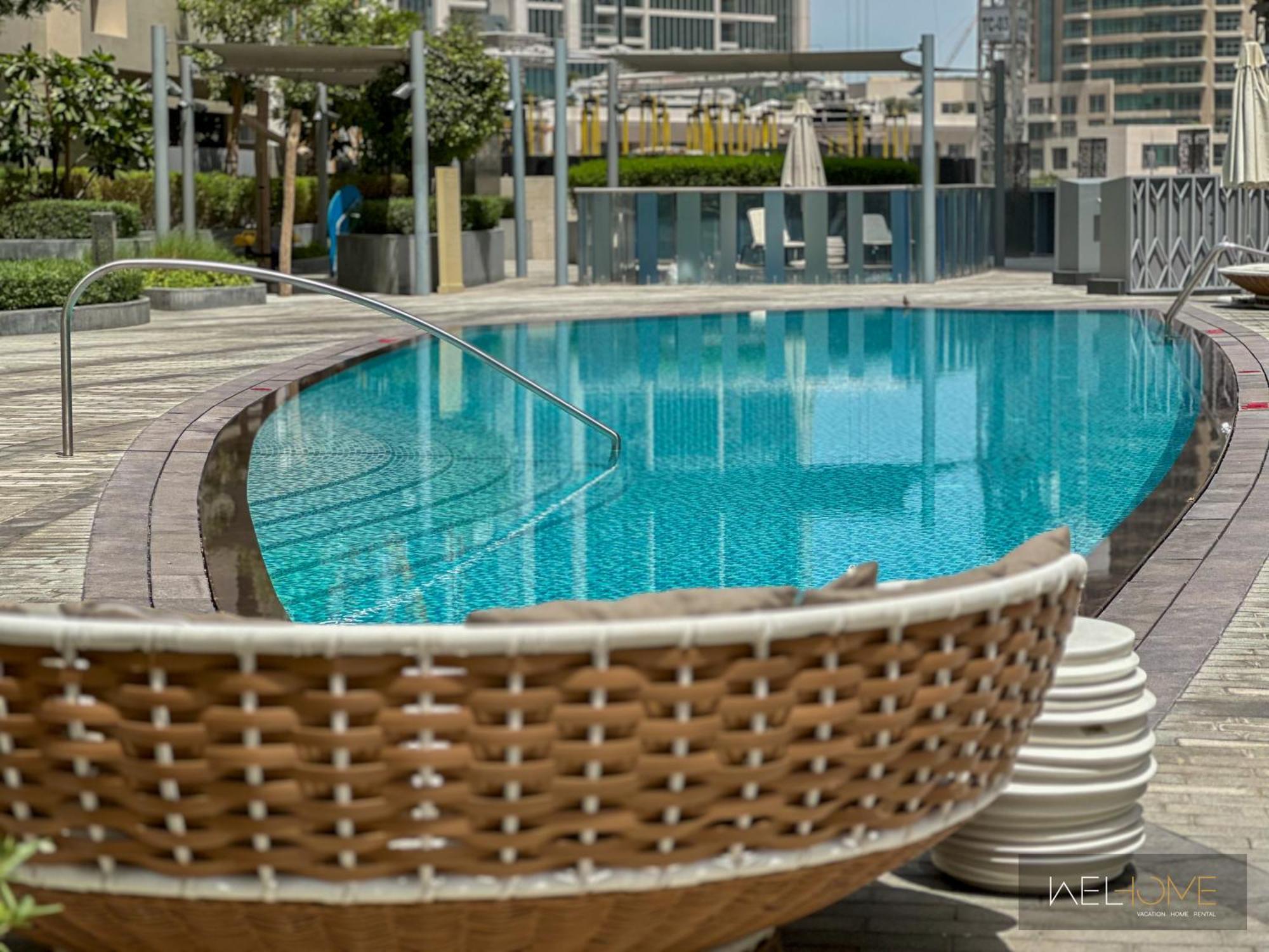 Welhome - Luxury Facing Burj Khalifa With Terrace Apartamento *