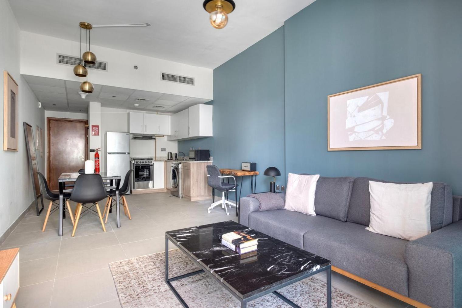 Blueground Dune Residency View Pool Gym Dxb-1316 Apartment