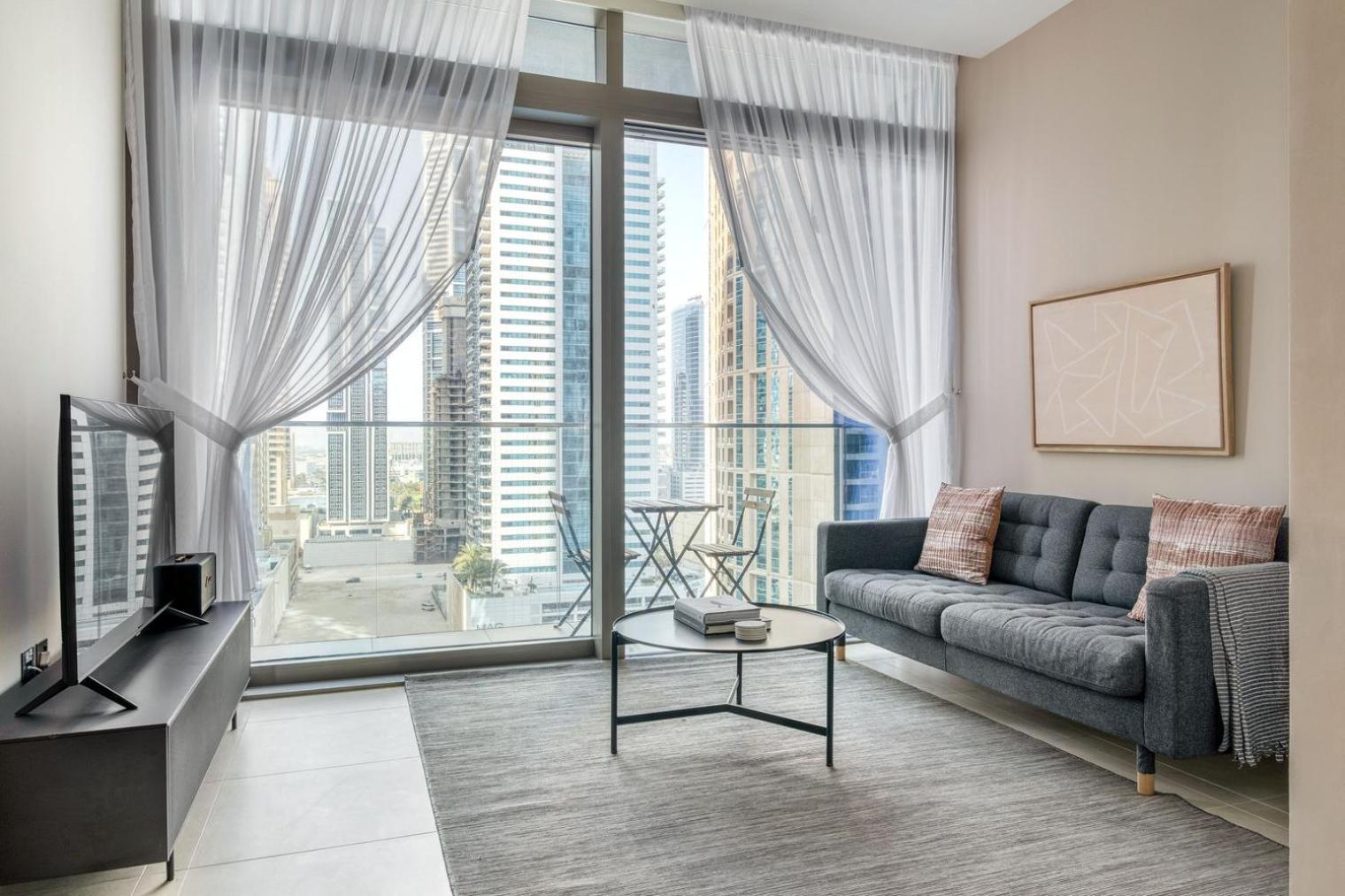 Blueground Marina Gate View Sauna Gym Dxb-1338 *