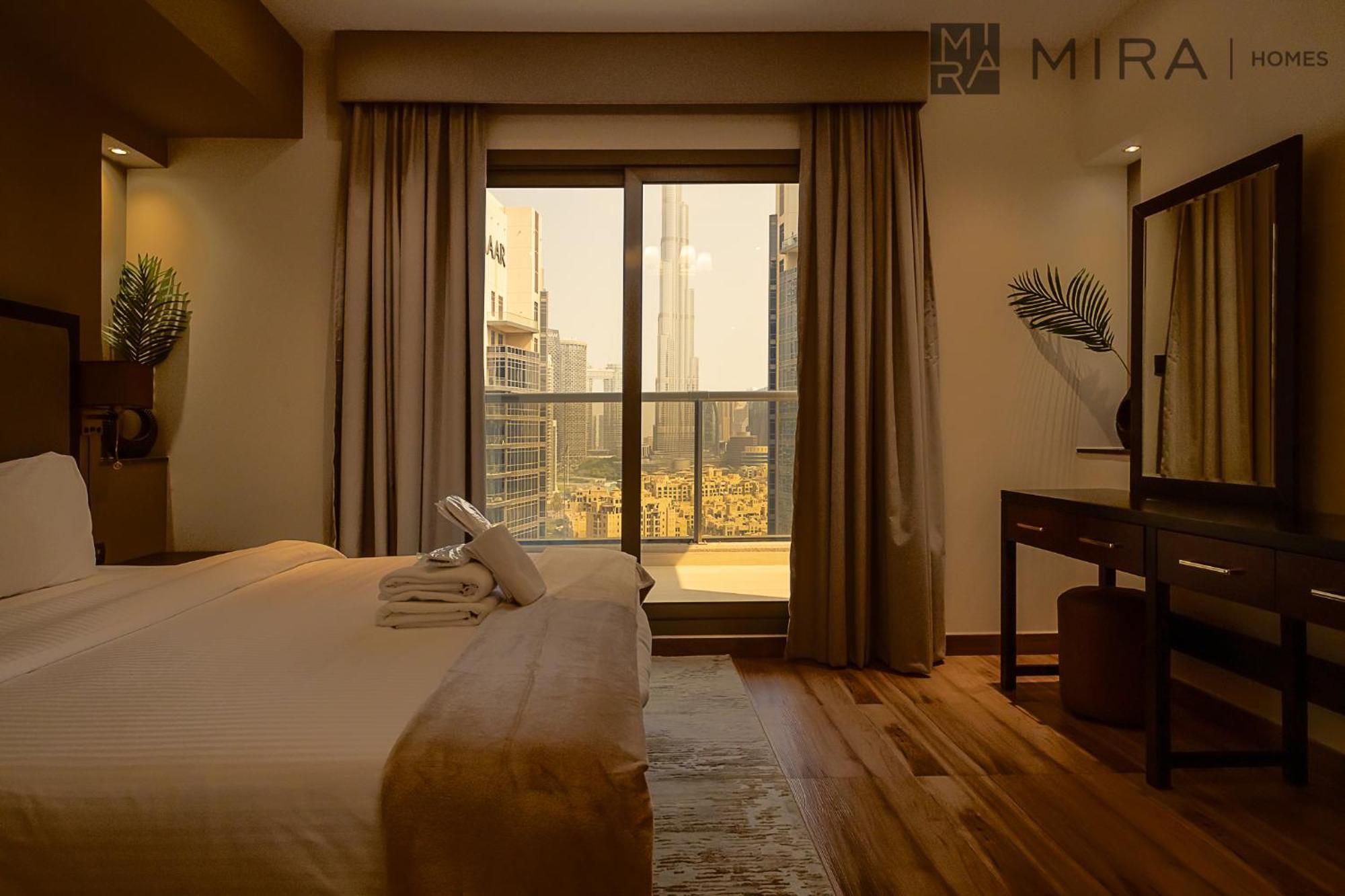 Mira Homes - Spacious And Cosy 3 Bedroom With Burj Khalifa View Apartment Dubai
