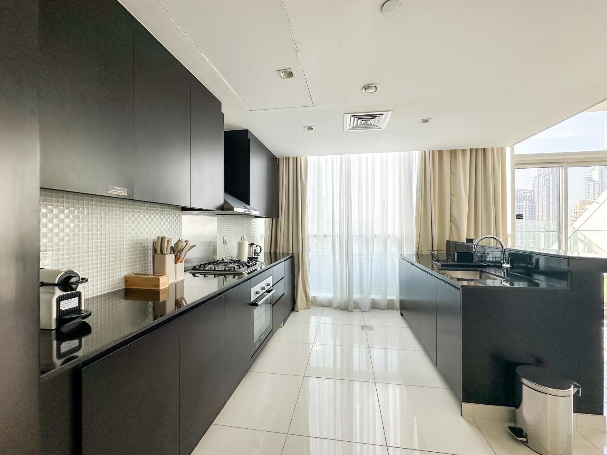 Panoramic Burj Khalifa View Luxury 1br Penthouse Apartamento
