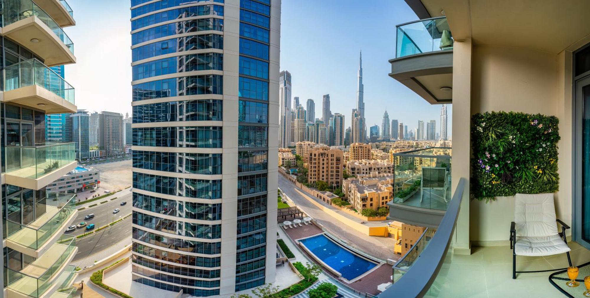 Downtown With Burj Khalifa View Haven Heights Homes Apartamento Dubai