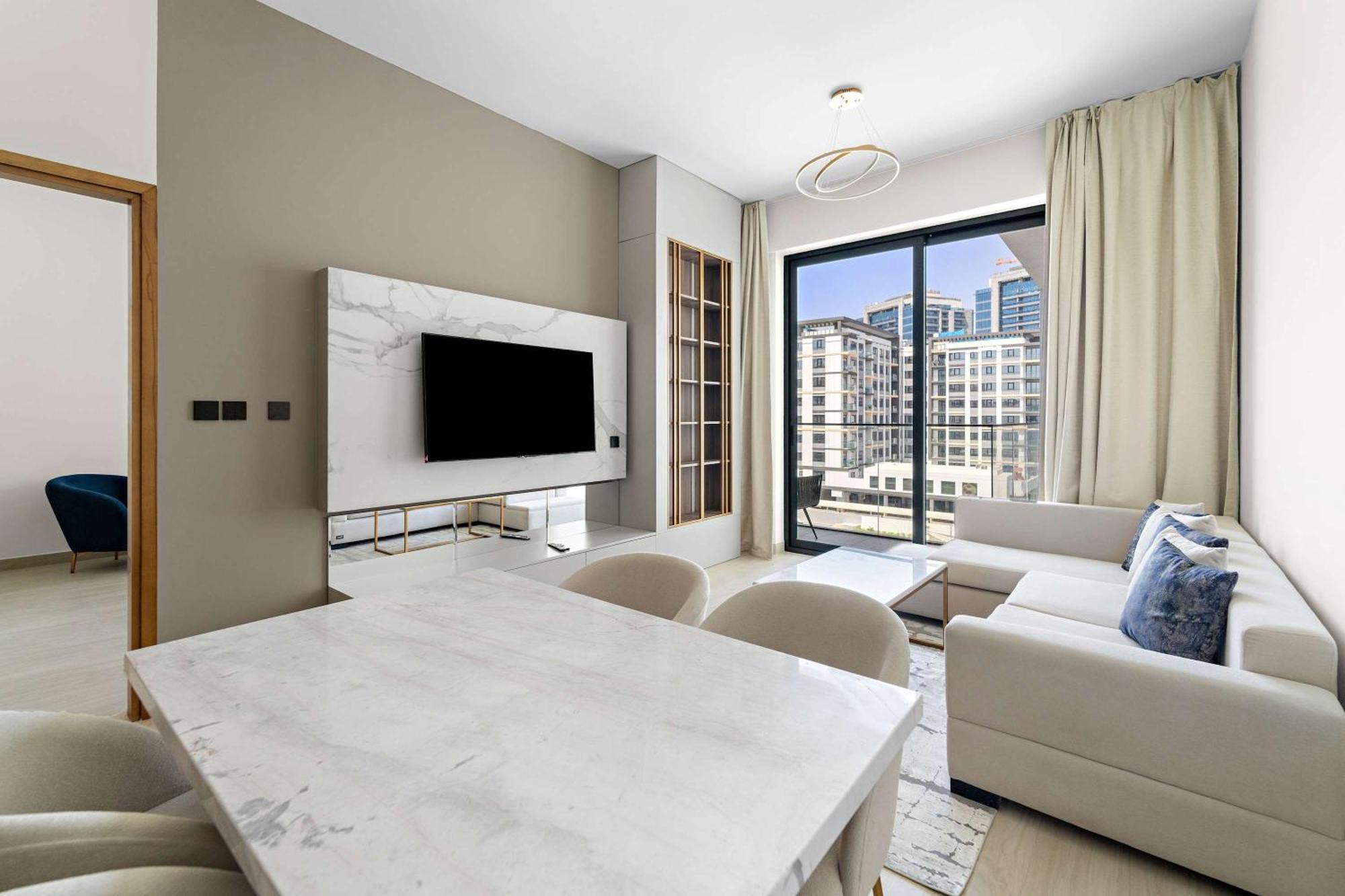 Apartamento Elegant 1 Bedroom In Arjan With Pool Gym Game *