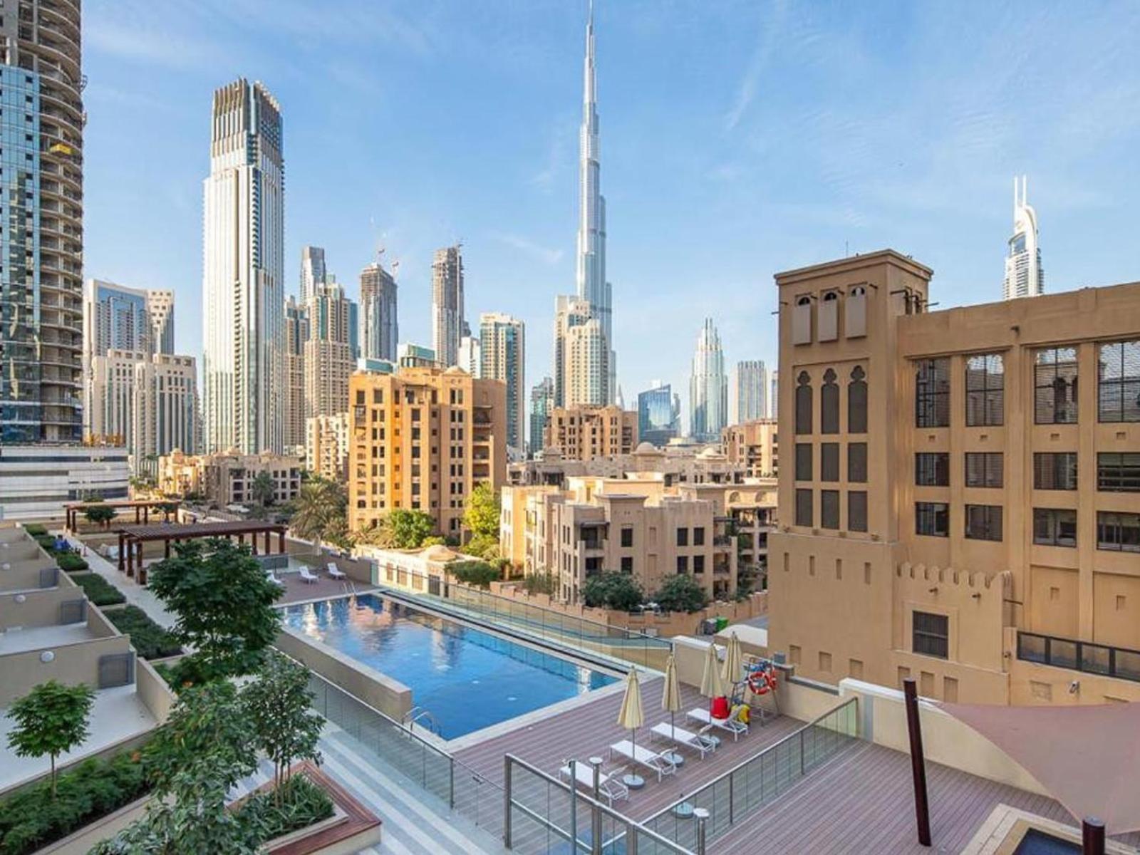 Daire Modern 1-br Close To Mall And Burj Khalifa Dubai