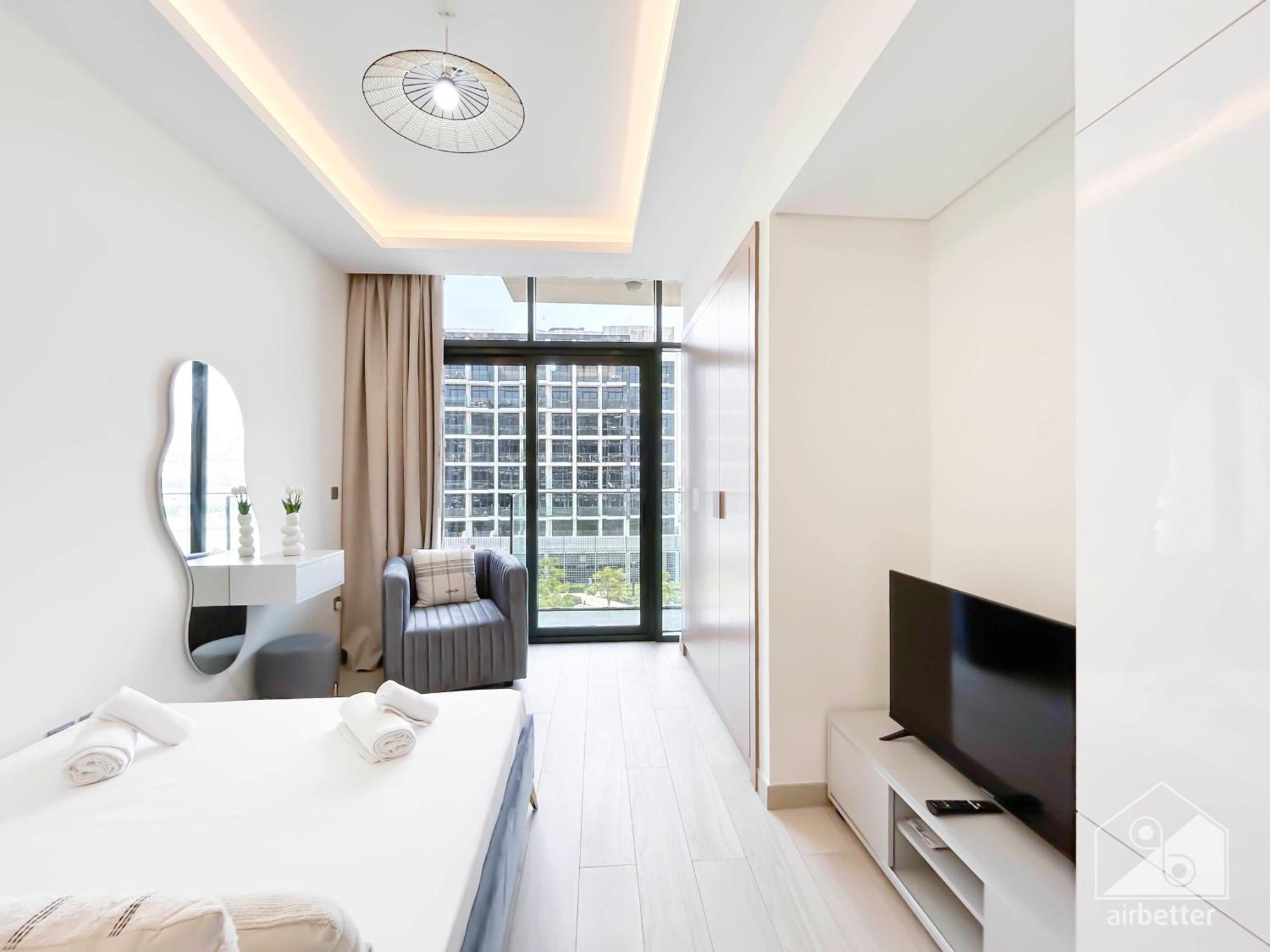 Stunning With A Spacious Balcony In Meydan *