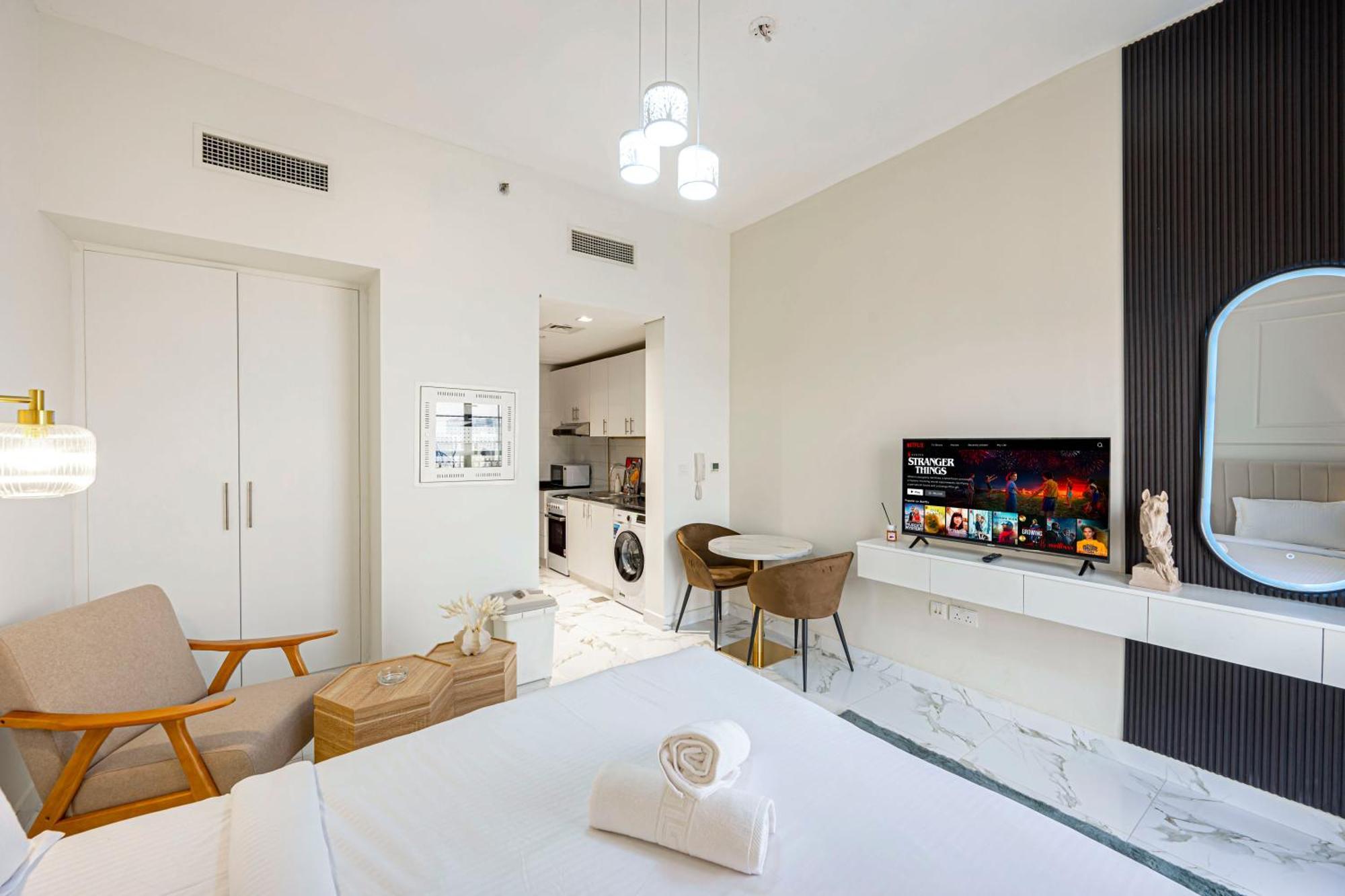 Apartamento Urban Getaway In Dubailand Dubai