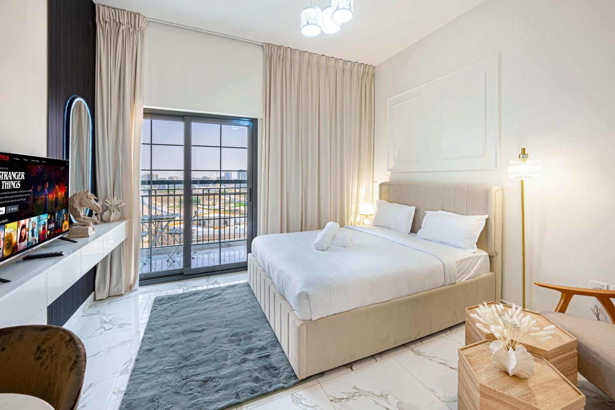 Apartamento Urban Getaway In Dubailand Dubai