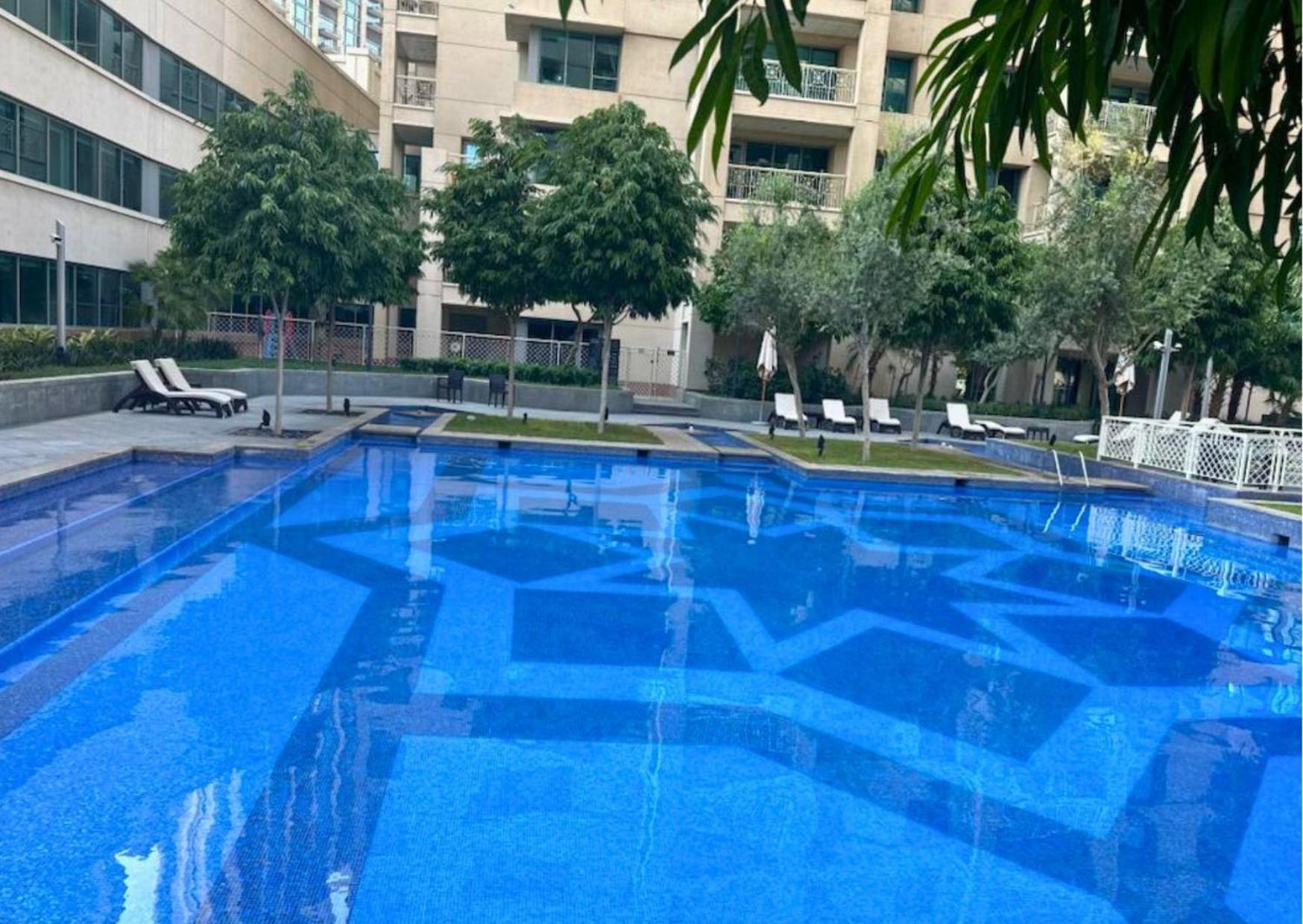 2br Partial Burj Khalifa & Pool View In 29 Boulevard Apartment Dubai