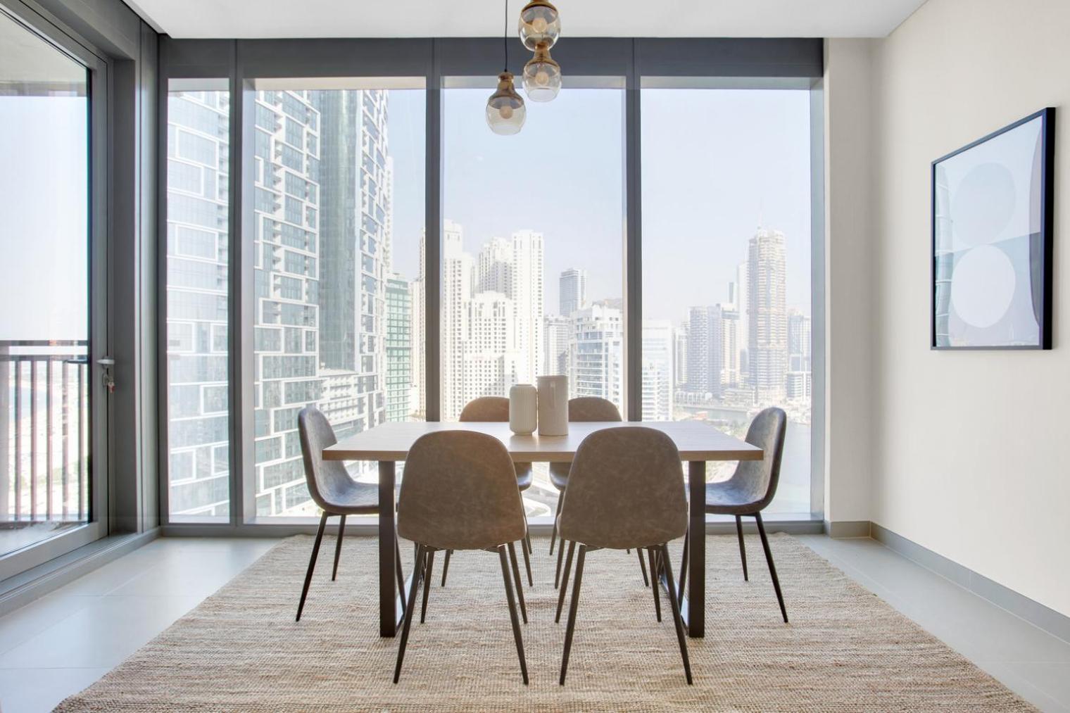 Apartment Blueground 5242 Tower Sea View Pool Garage Dxb-951