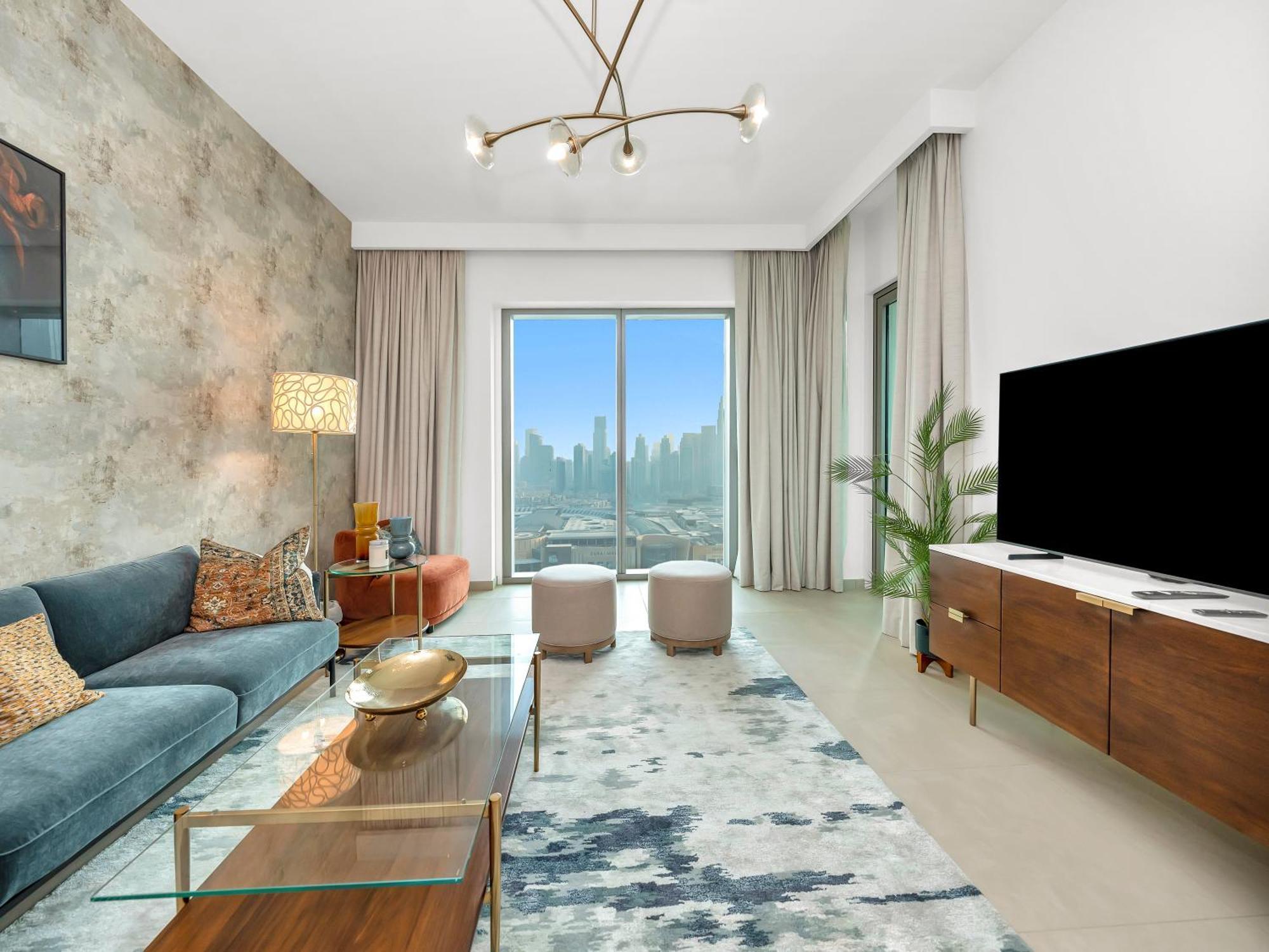 Luxury 2br, Burj And Fountain View, 2 Min Walk To Mall Apartment *
