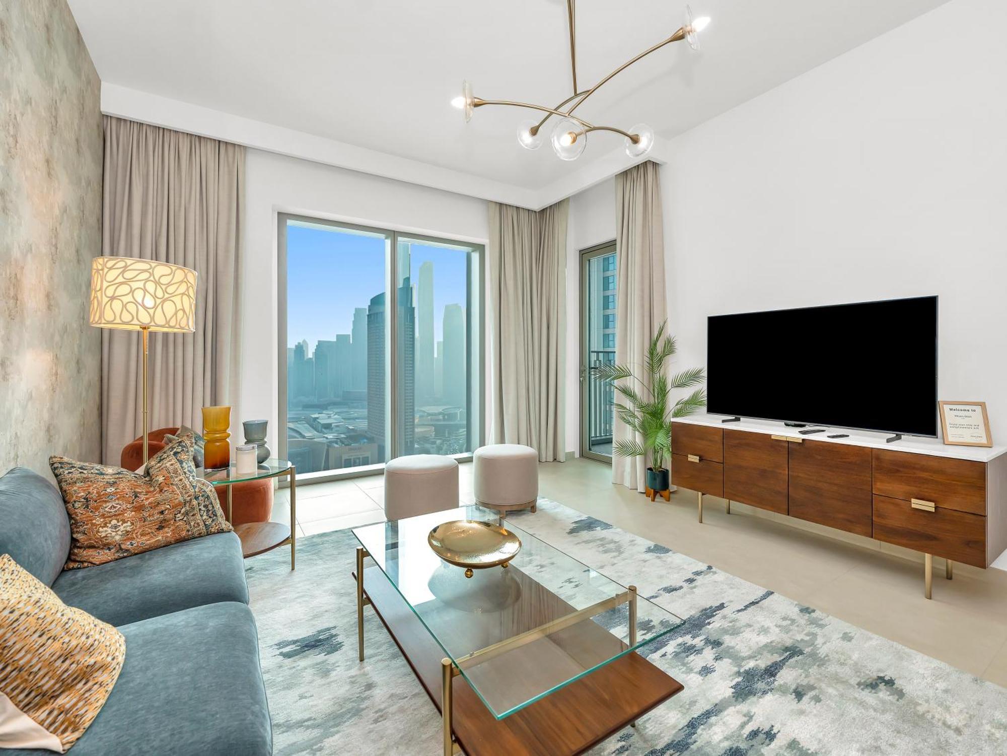 Luxury 2br, Burj And Fountain View, 2 Min Walk To Mall