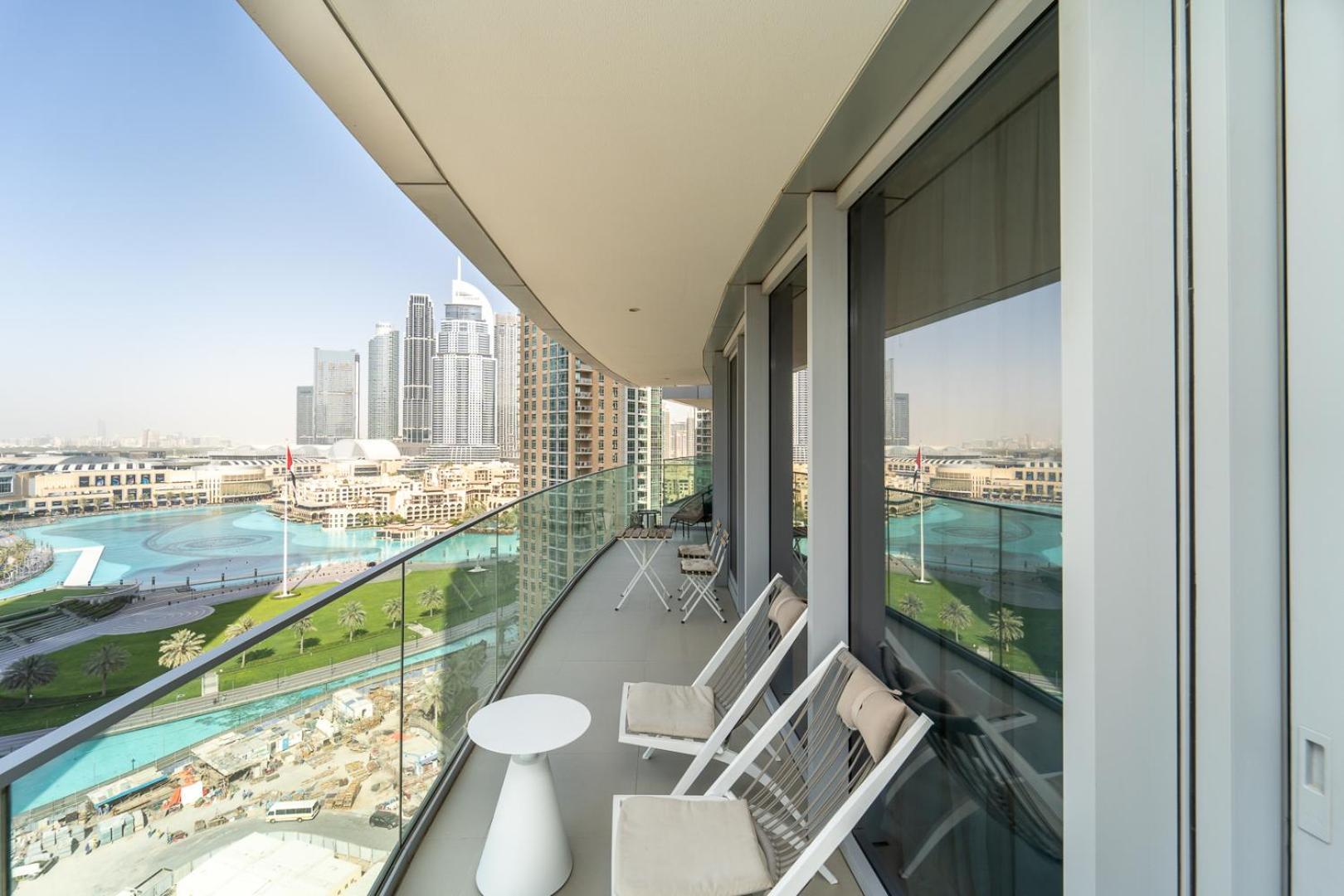 Daire Spectacular Views Of Burj & Fountain - 2 Br Dubai