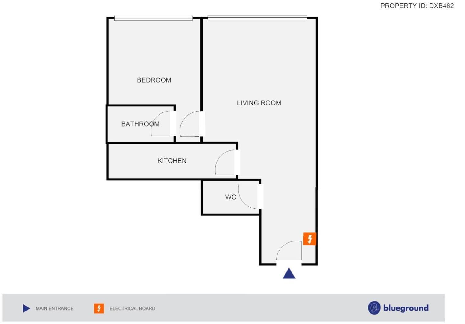 Blueground Sheikh Zayed Rd Pool Gym Dxb-462 Apartment Dubai