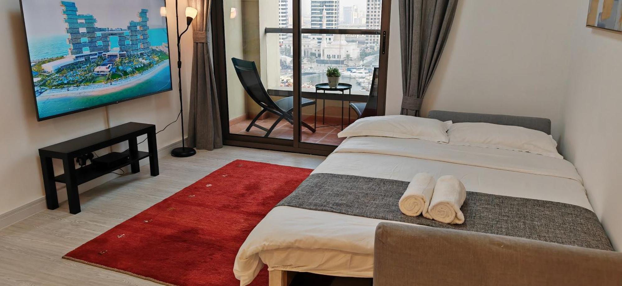 Marina View Luxury Condo: Spacious 2bd Steps From Jbr