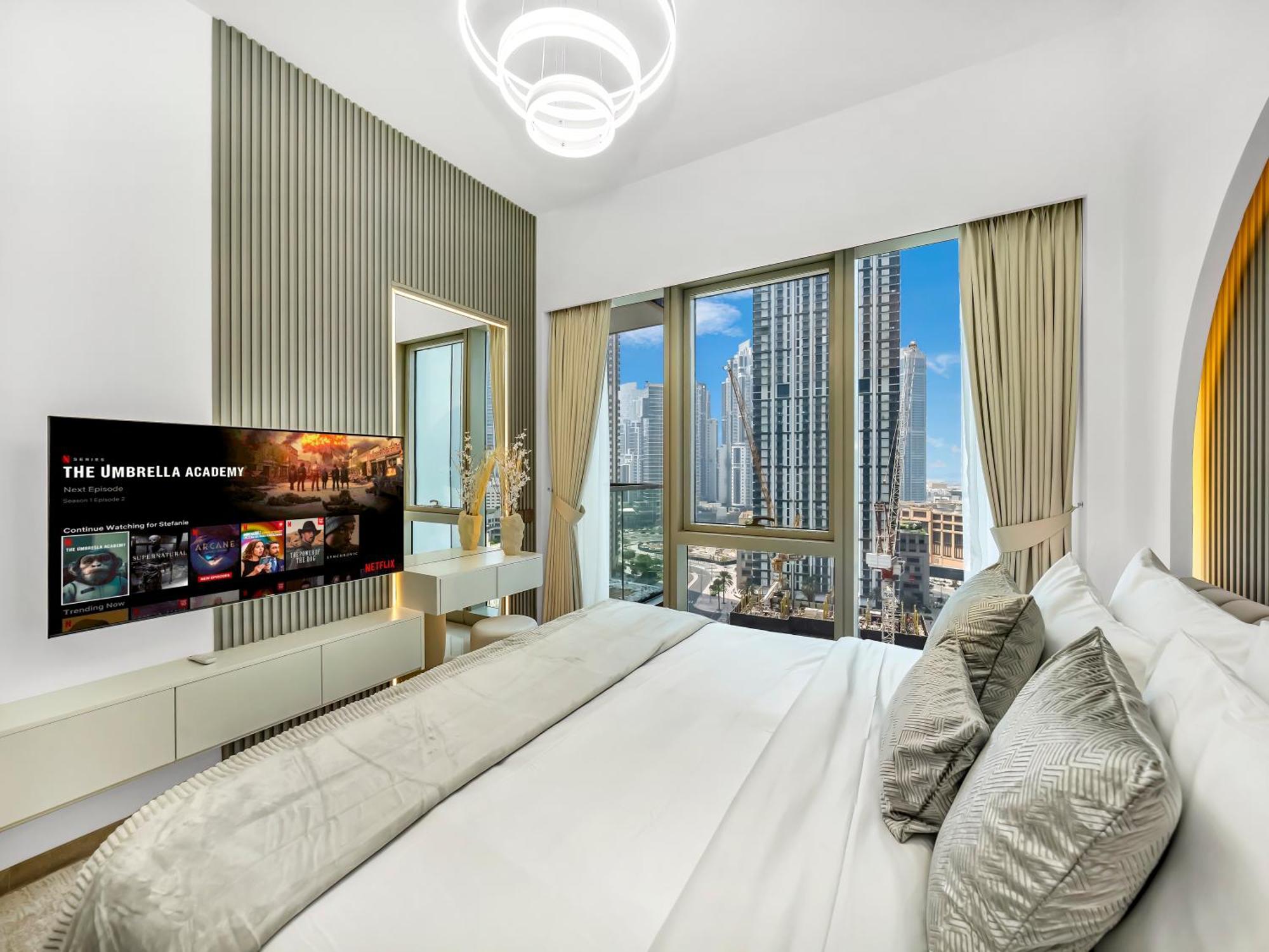 Daire Smartstay At Grande Signature - Downtown Views - Brand New Luxury Dubai