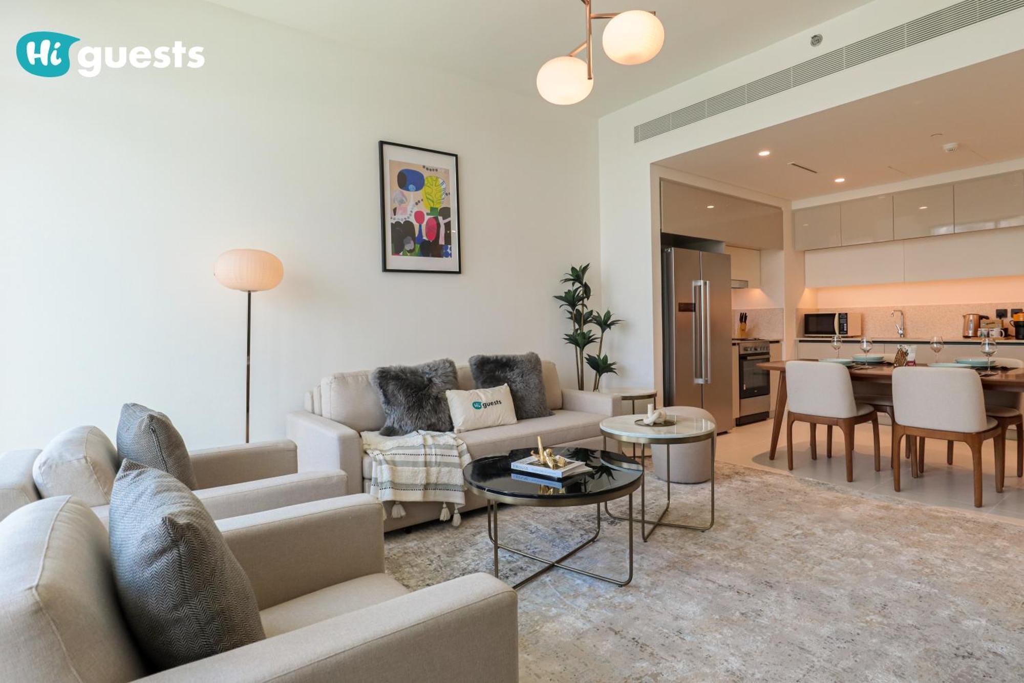 Apartment Higuests - Marina Vista Tower 1 With Views Of Marina And Ain Dubai