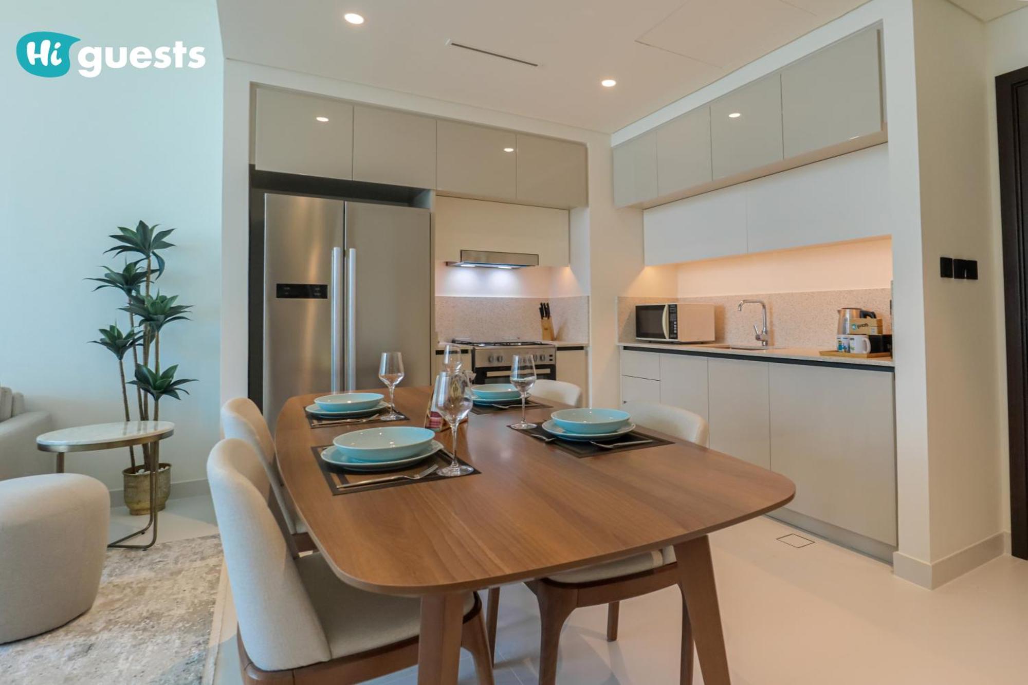 Apartment Higuests - Marina Vista Tower 1 With Views Of Marina And Ain Dubai