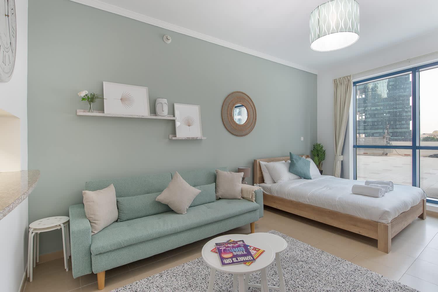 Serene With Stylish Interior Space In Jlt! Apartment *