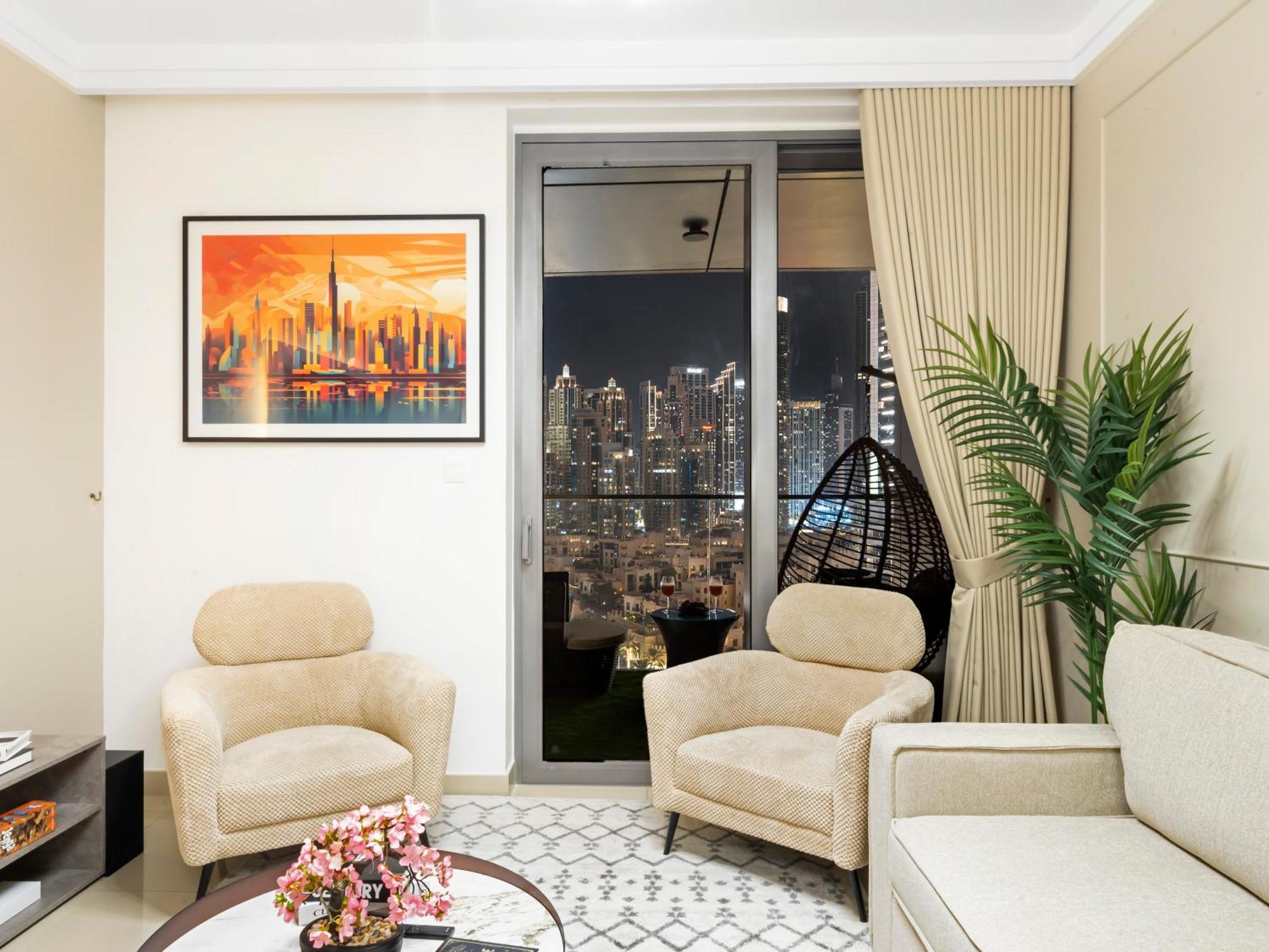 Apartment New! Ps5! Burj Khalifa View & Infinity Pool Dubai