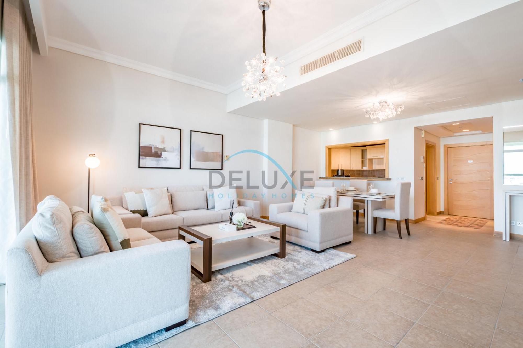 Elegant 1br With Sea View In Al Haseer, Palm Jumeirah By Deluxe Homes Dubai