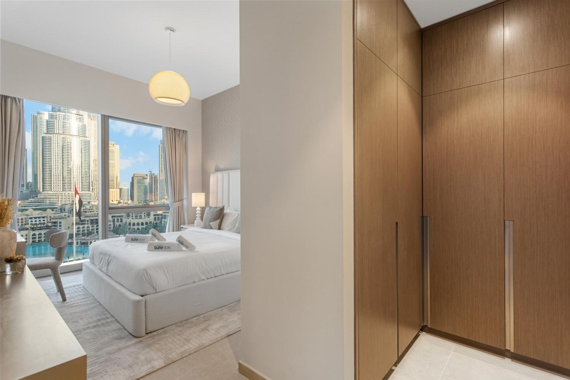 Apartamento Elegant Retreat With Stunning Burj Khalifa Views