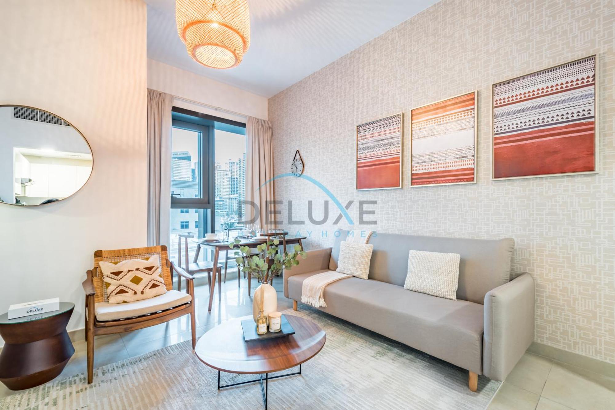 Apartment Cozy 1br Getaway In Sparkle Tower 3, Marina Buy Deluxe Homes Dubai