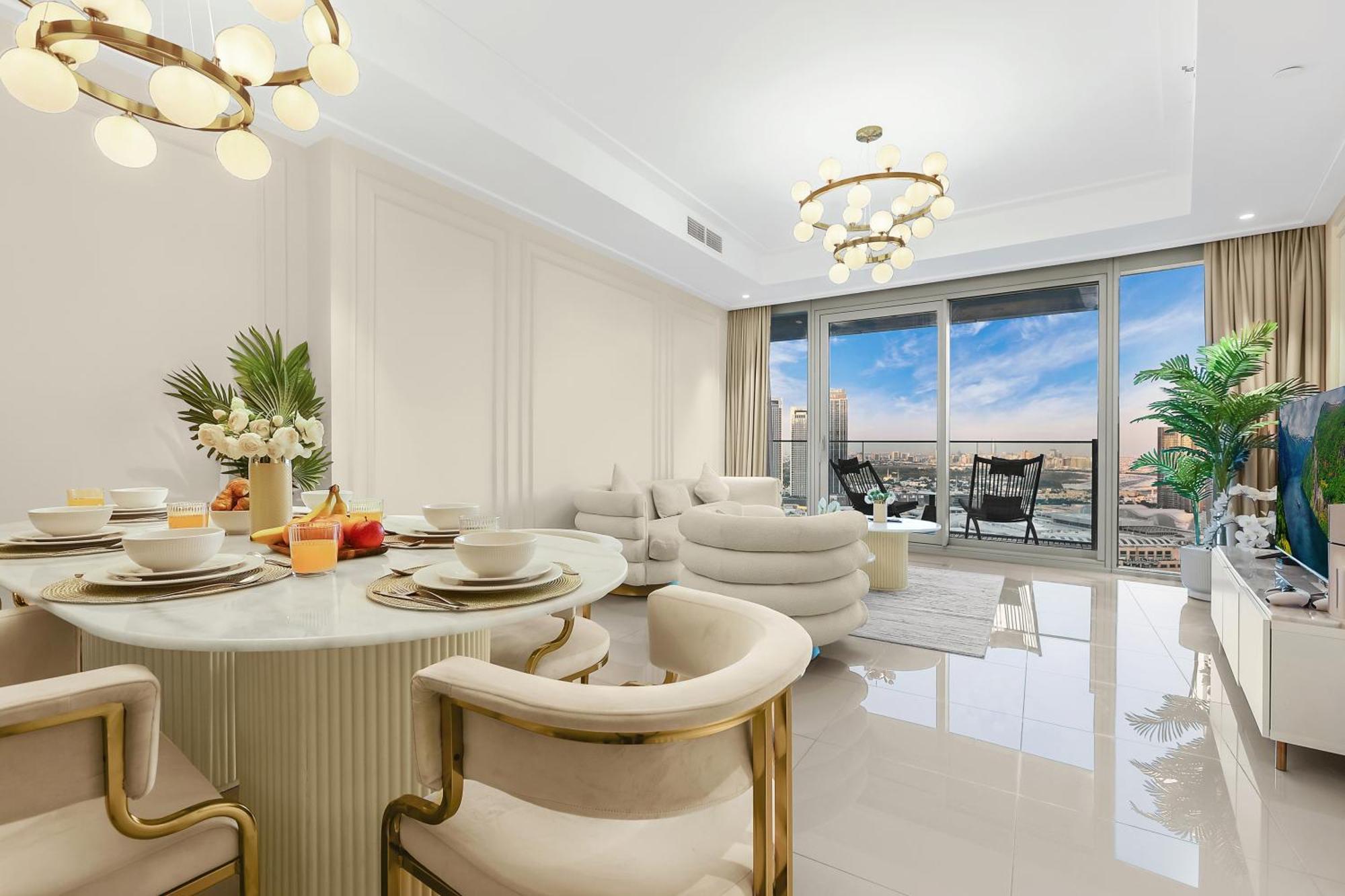 First Class 3br With Full Burj Khalifa And Fountain View * Dubai