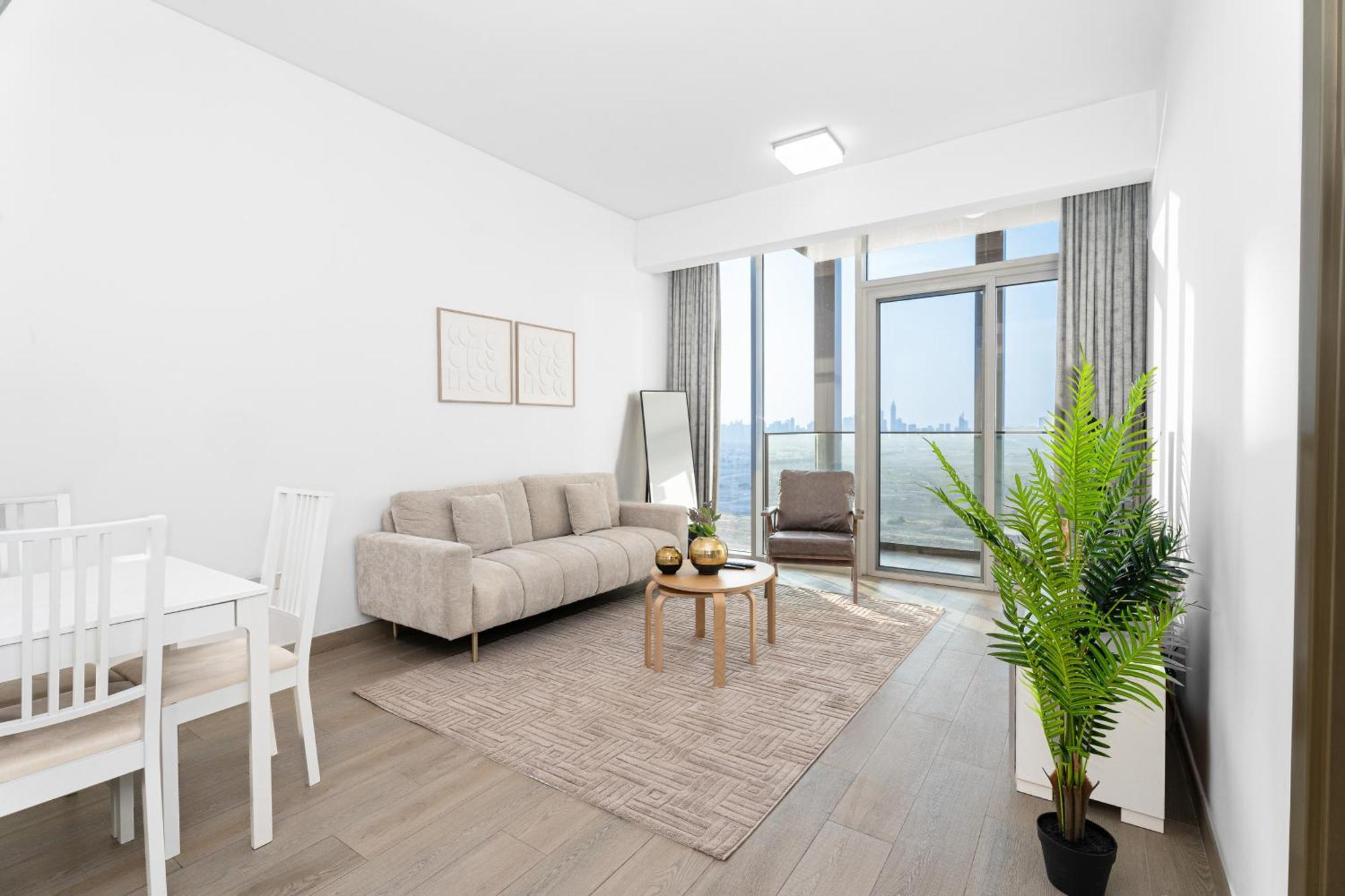 Apartment Escape24 Modern Bloom Tower Jumeirah Village Circle Jvc Dubai