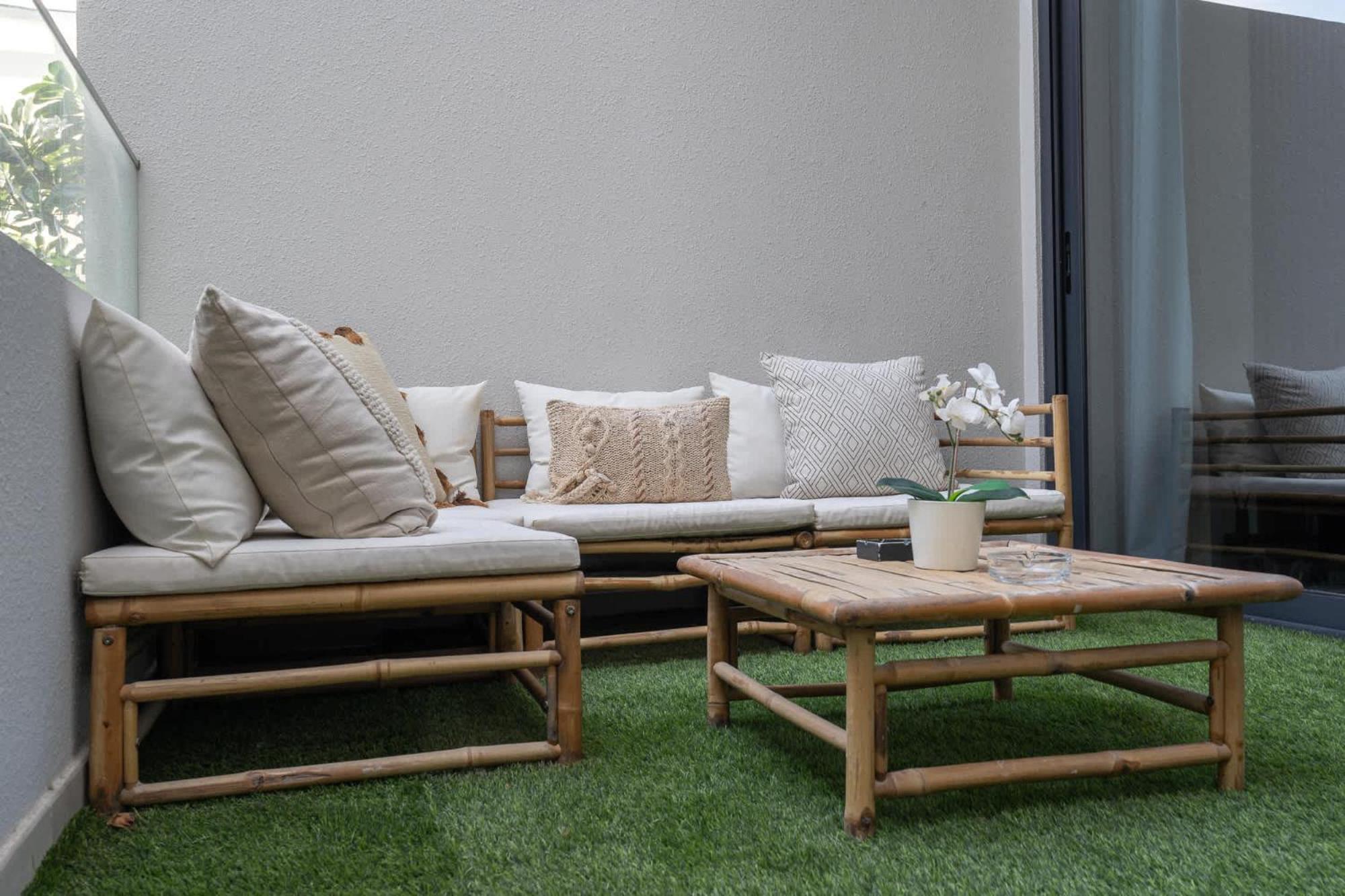 Apartment Minimalist With Nature-inspired Balcony In Jvc *