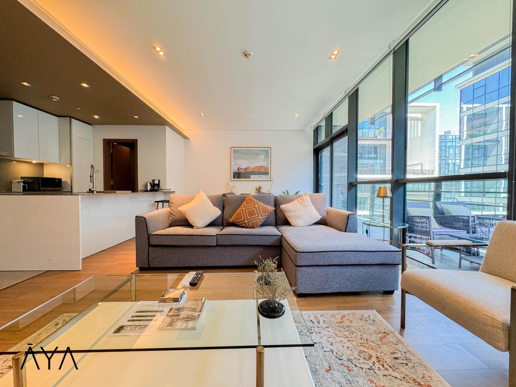 Daire Luxury With Pool, Patio & Gym In Walk Dubai